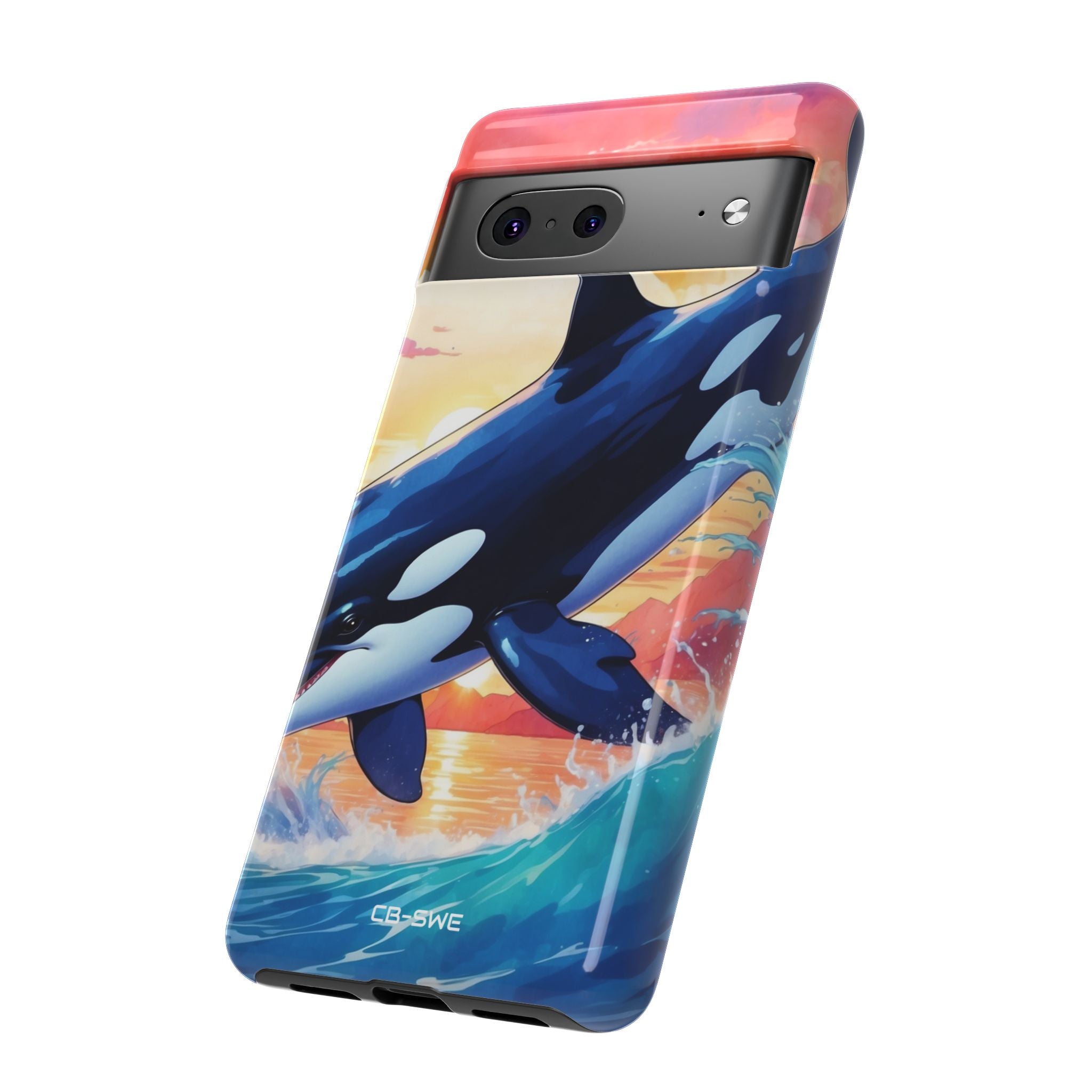 Orca Leaps Joyfully - Google Pixel Case