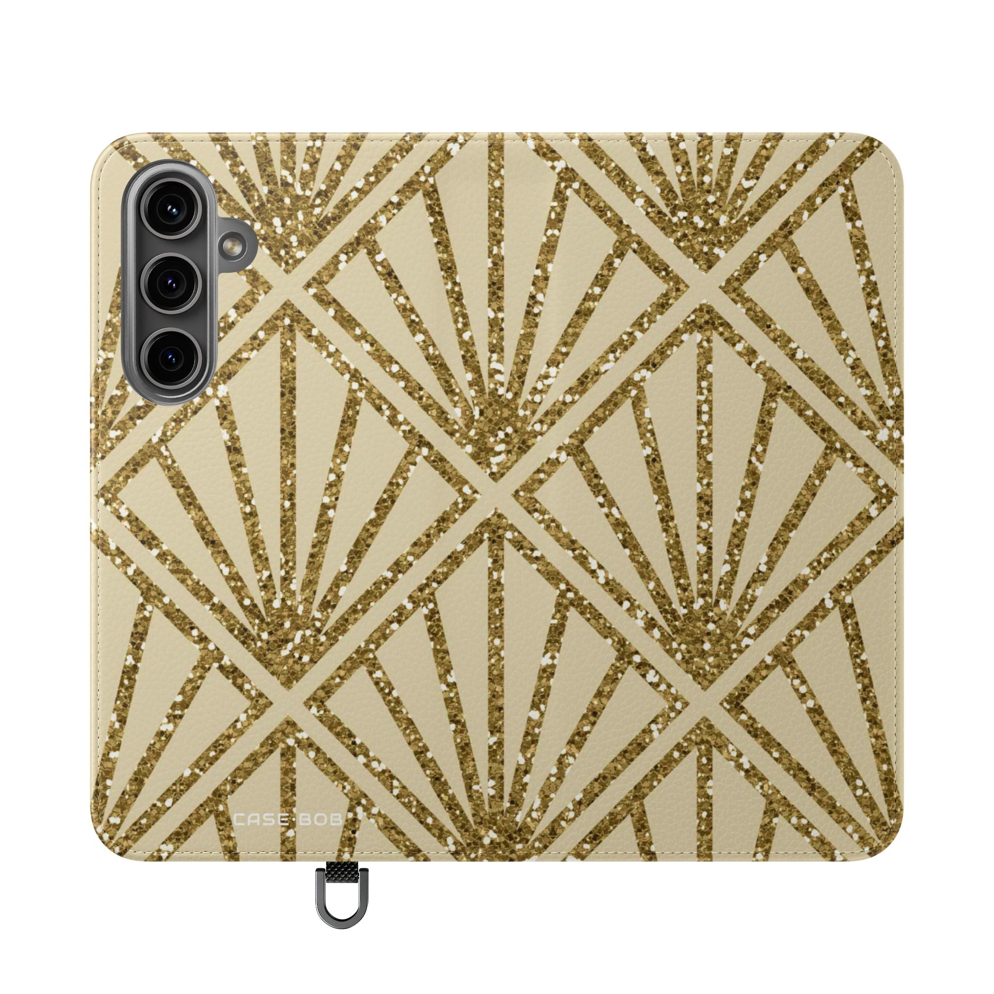 Golden Fan Sparkle - Samsung S24 Plus Case - Wallet