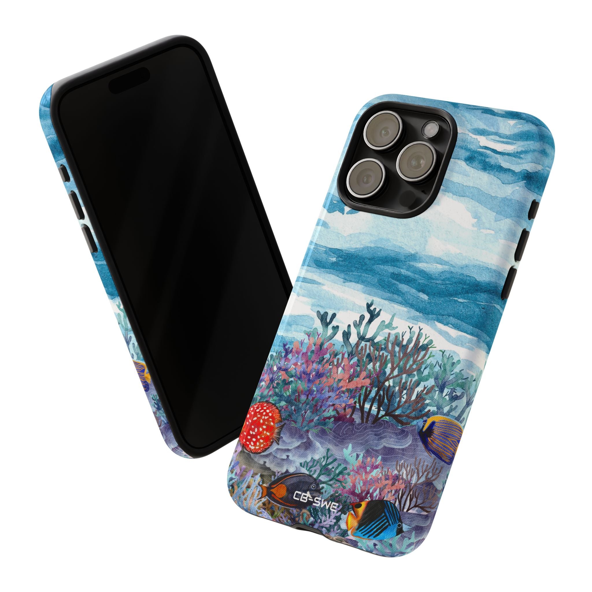 Aquatic Life Watercolors - iPhone Case