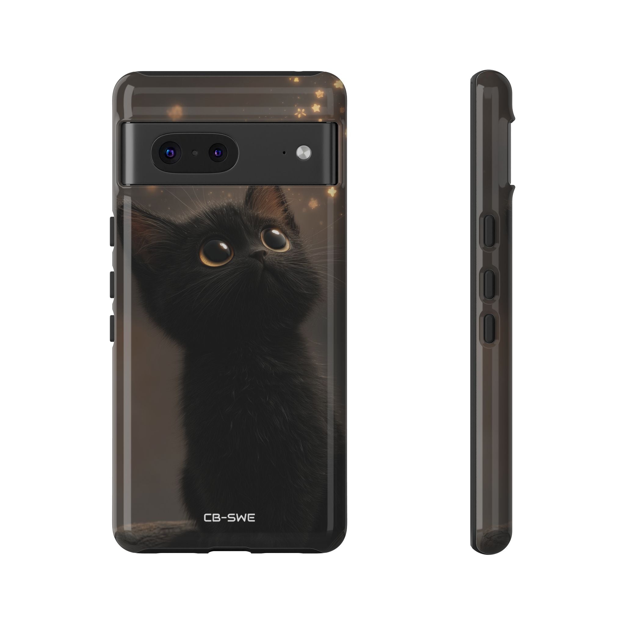 Kitten Gazes Up - Google Pixel Case