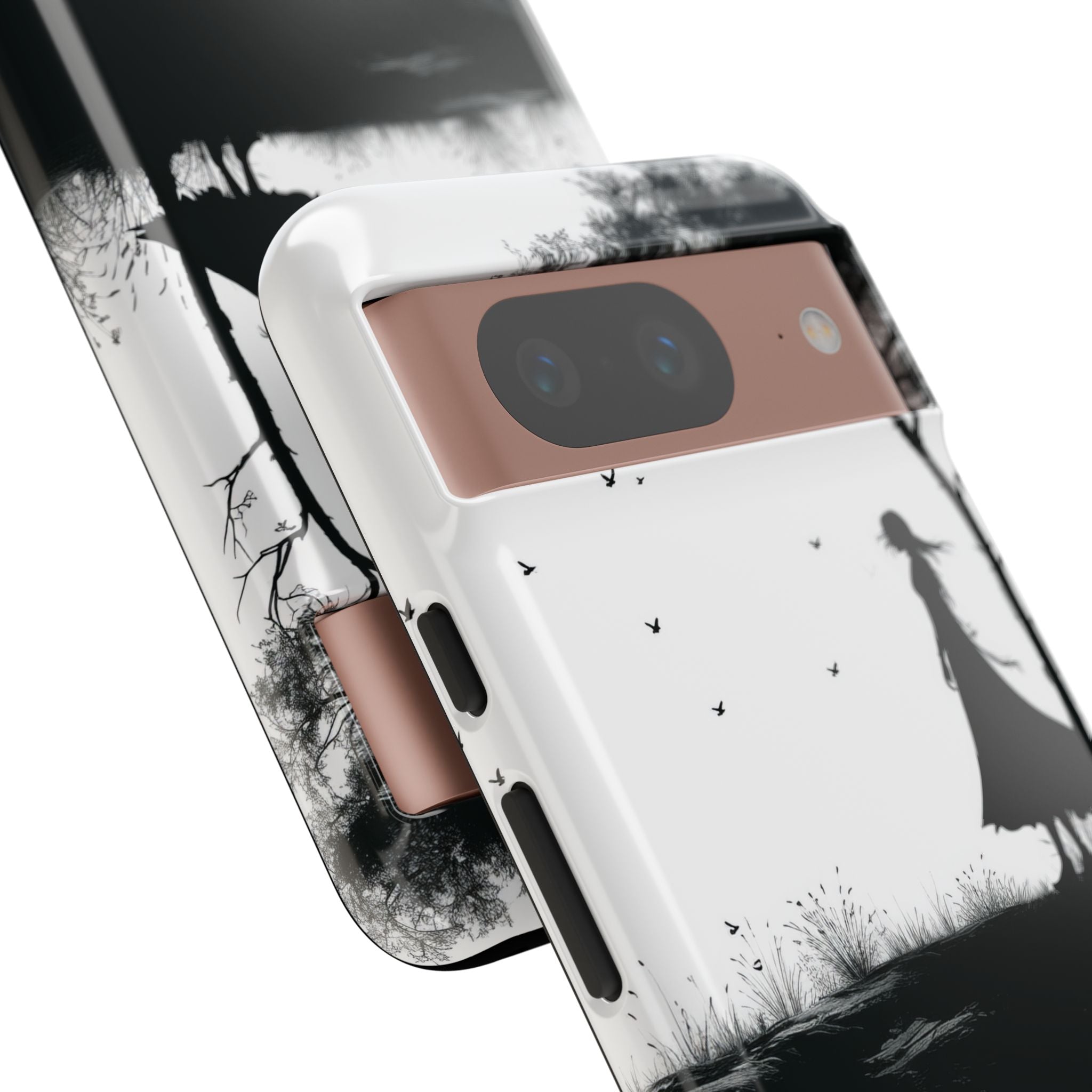 Cliffside Silhouette Google Pixel 8 Case - Tough