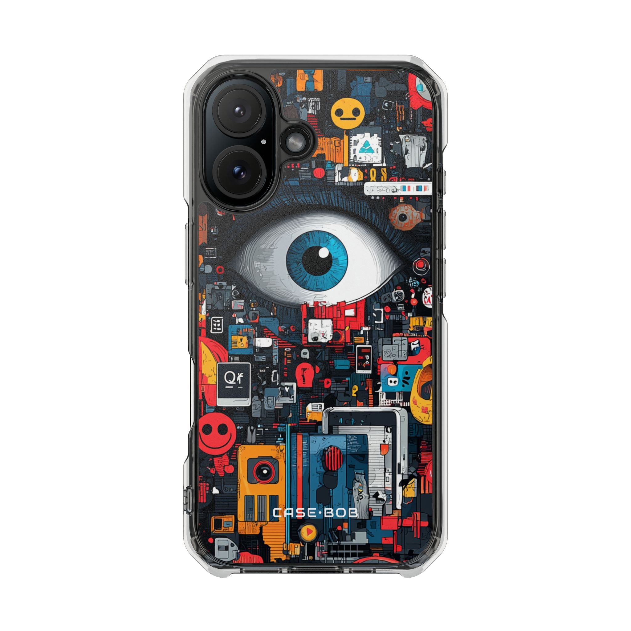 Digital Eye Blue iPhone 16 Case - Impact