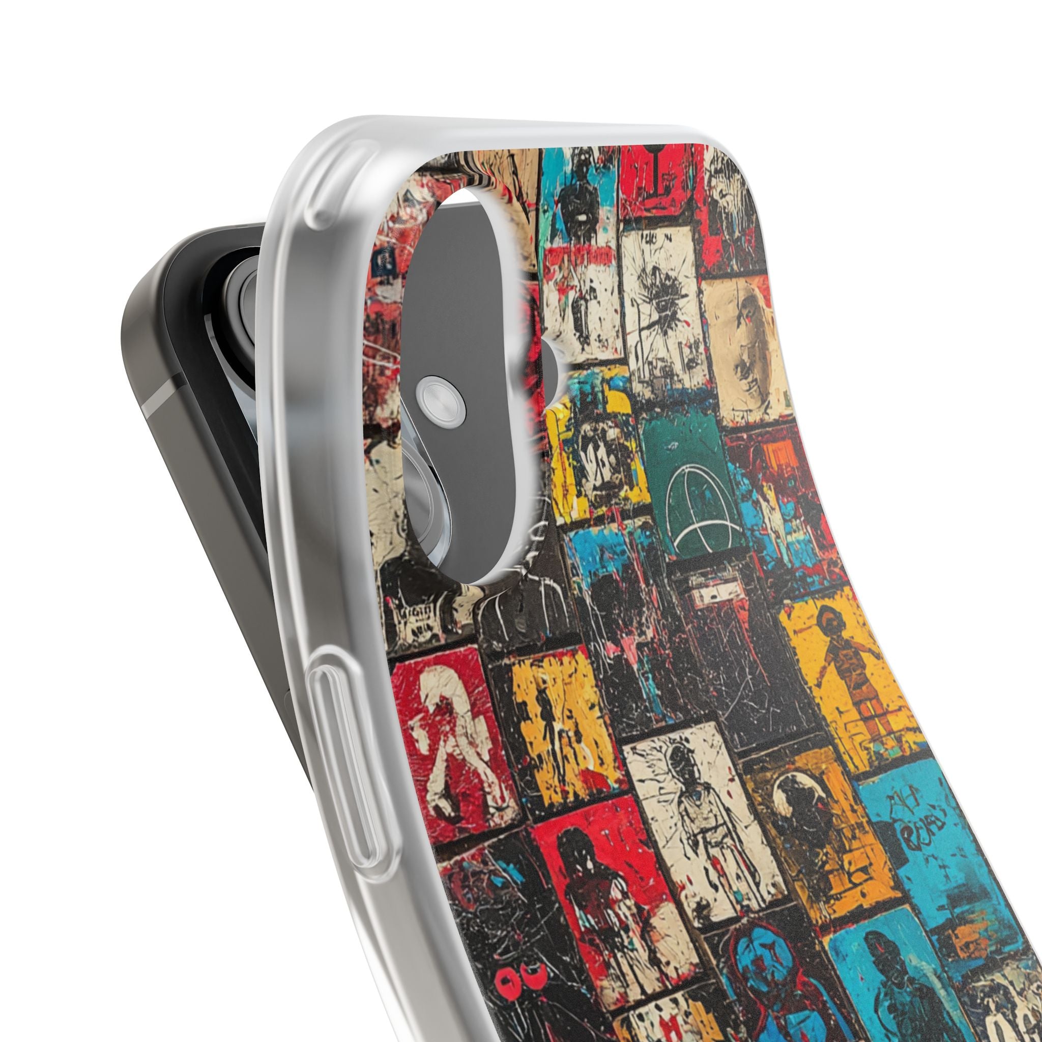 Figured Grid iPhone 16 Case - Soft