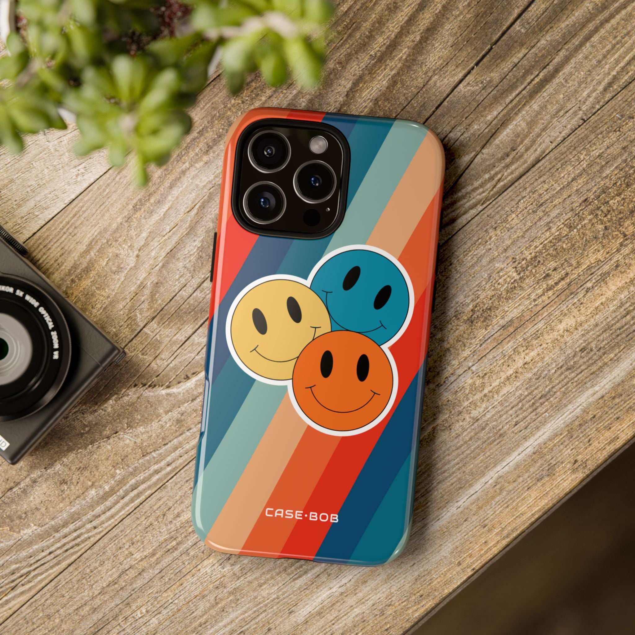 Triple Smile Breeze iPhone 16 Pro Max Case - Tough