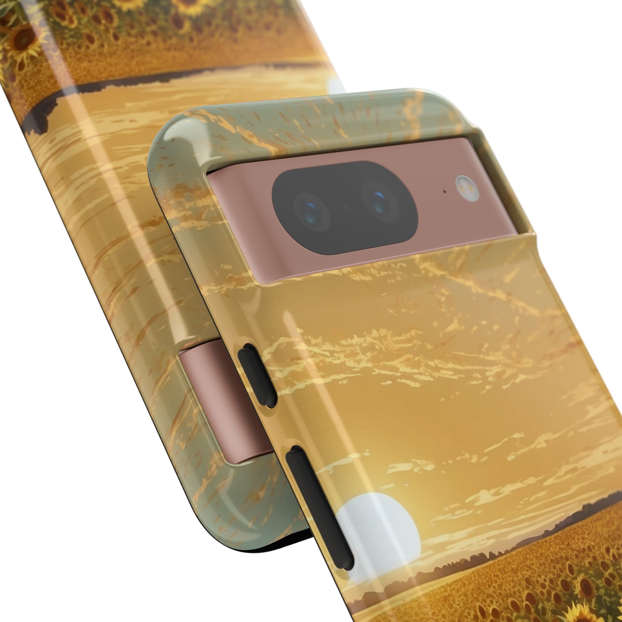 Sunflowers Embrace Sunset - Google Pixel Case