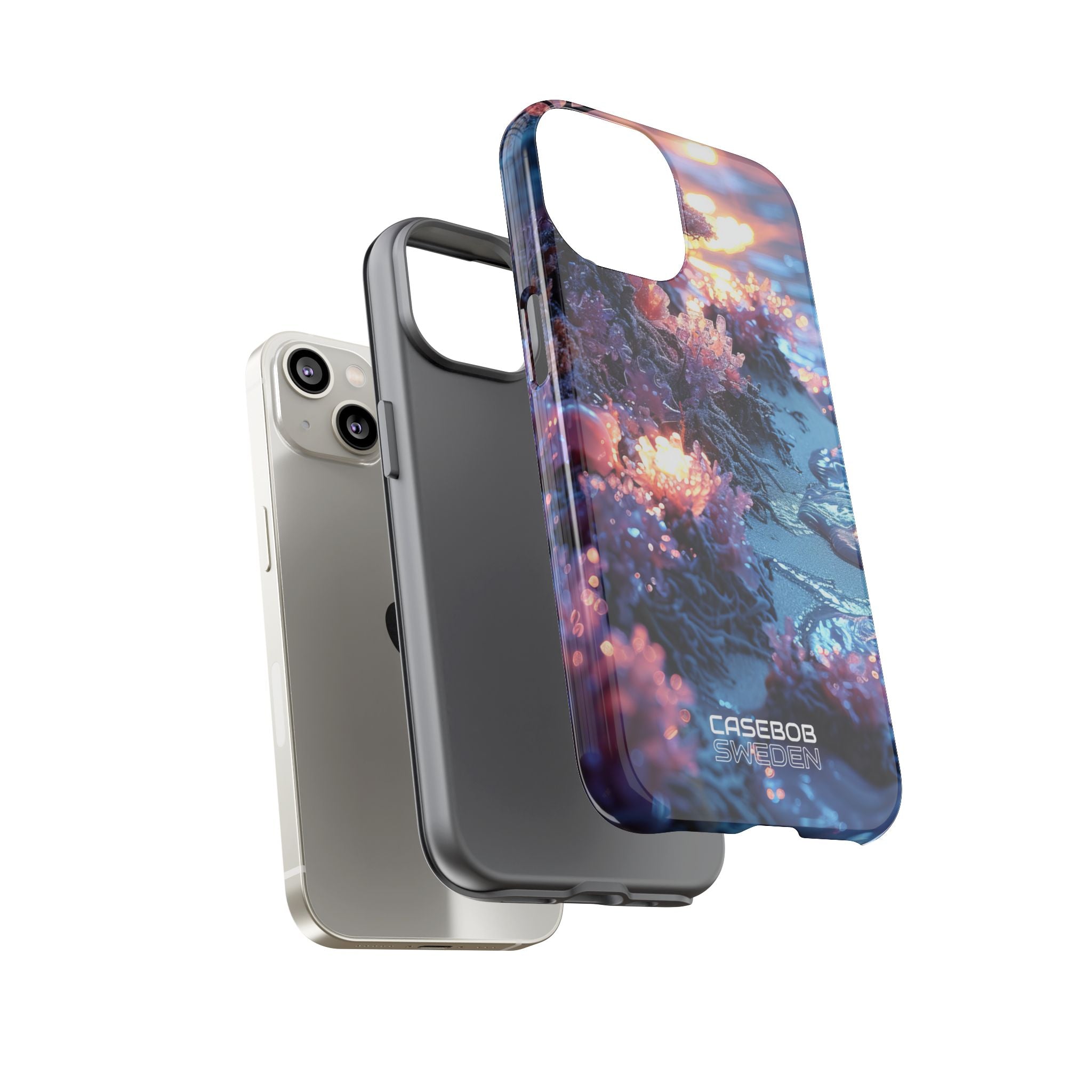 Crystal Sunset Shore iPhone 14 - Resistente