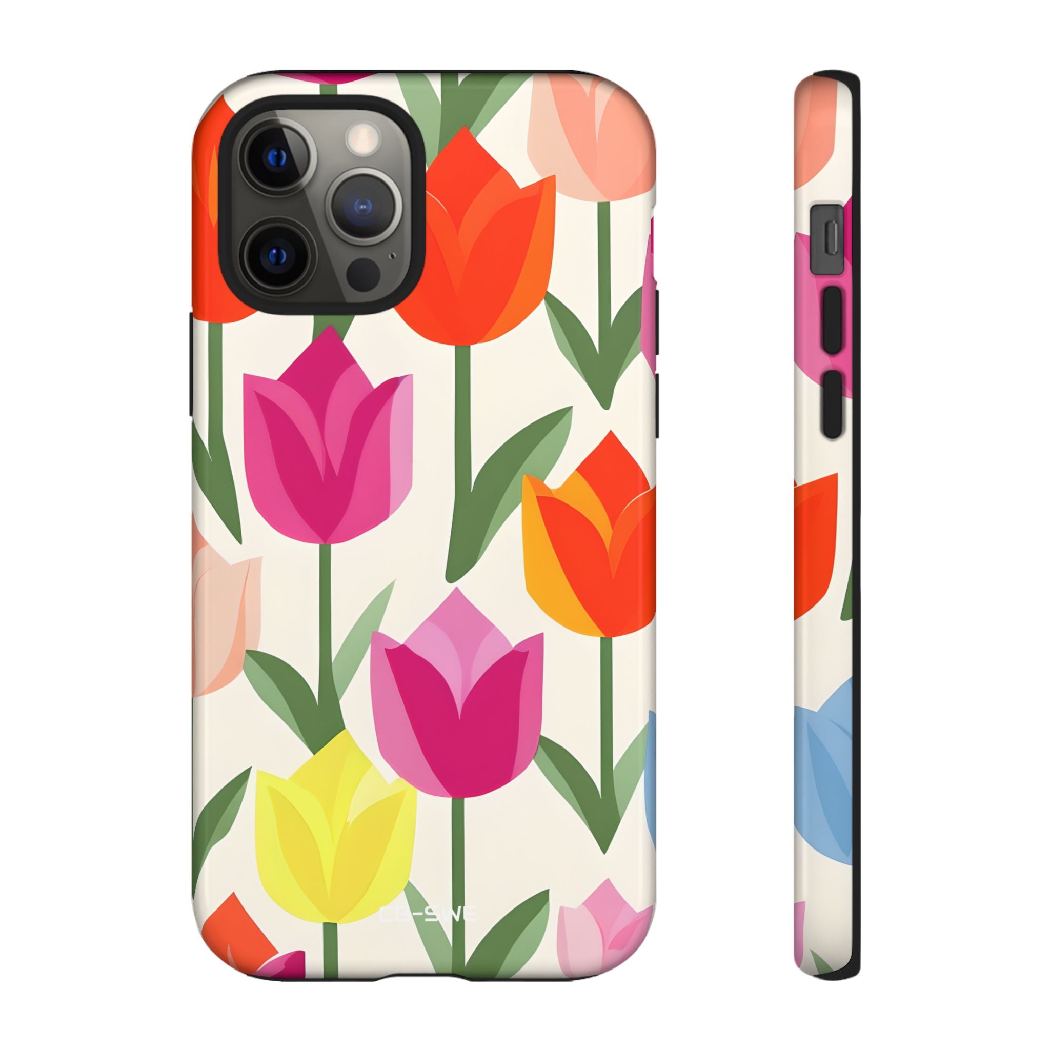Vibrant Tulip Array - iPhone Case
