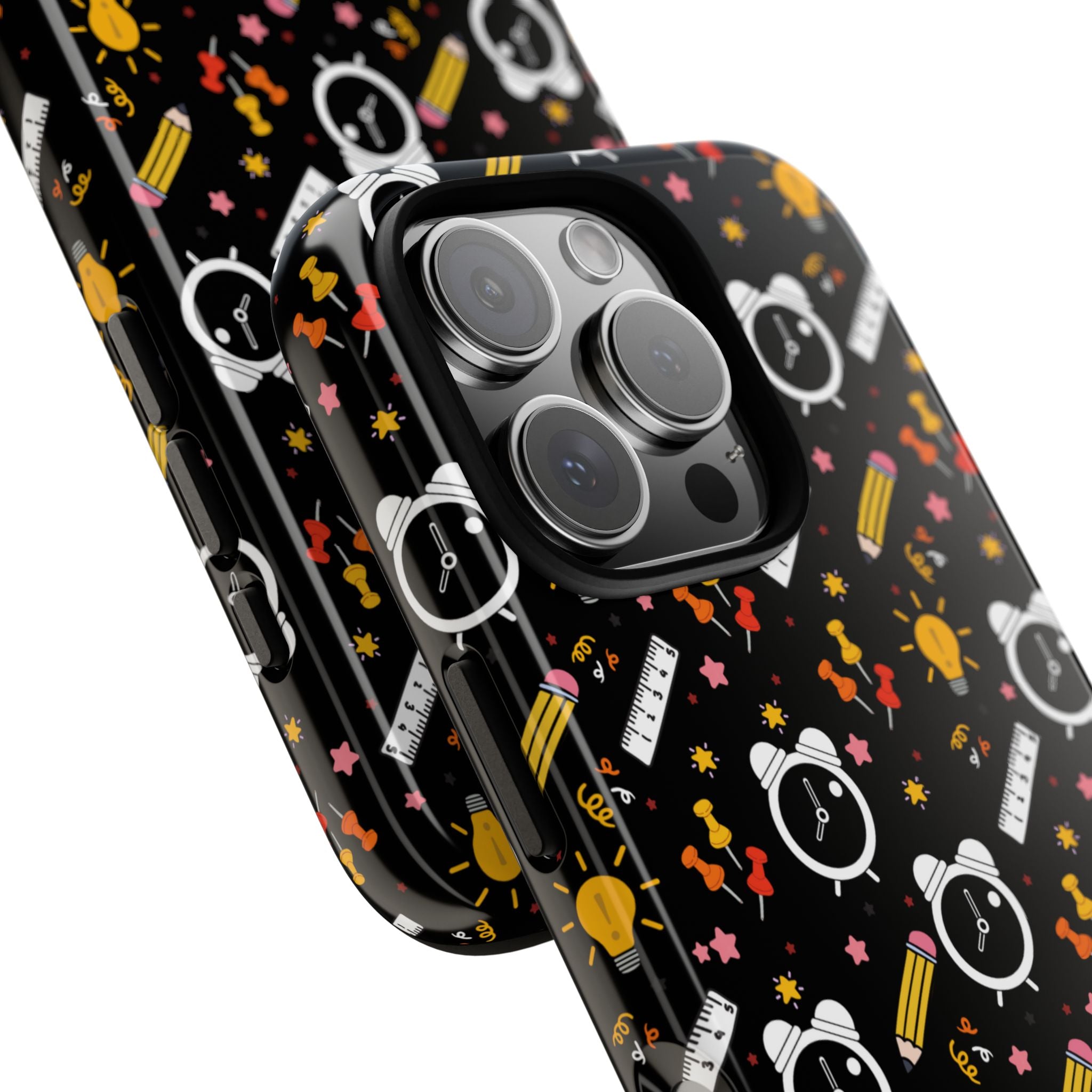 Bright Pencils Twirl - iPhone Case
