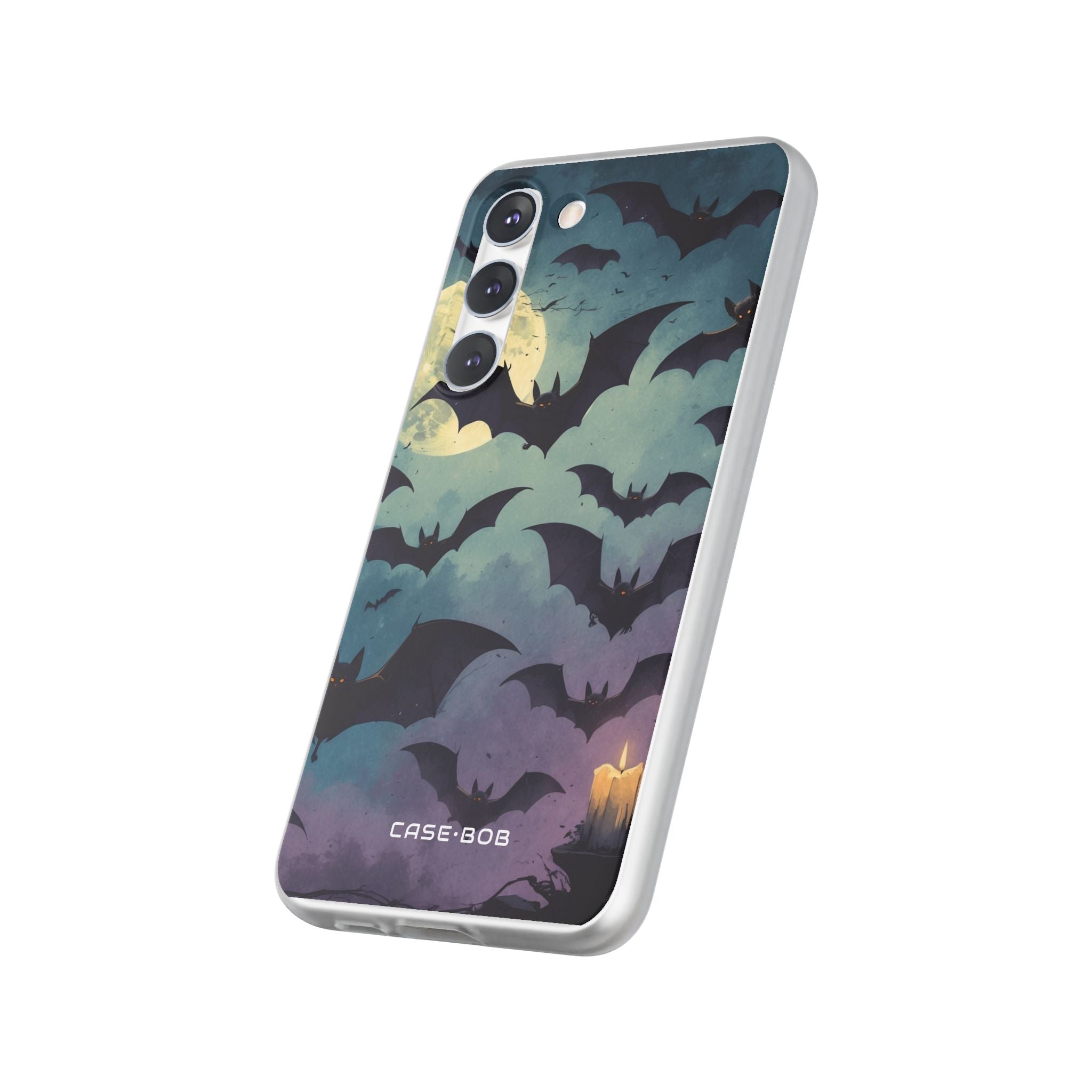 Glowing Bat Swarm Samsung S23 Plus Case - Soft