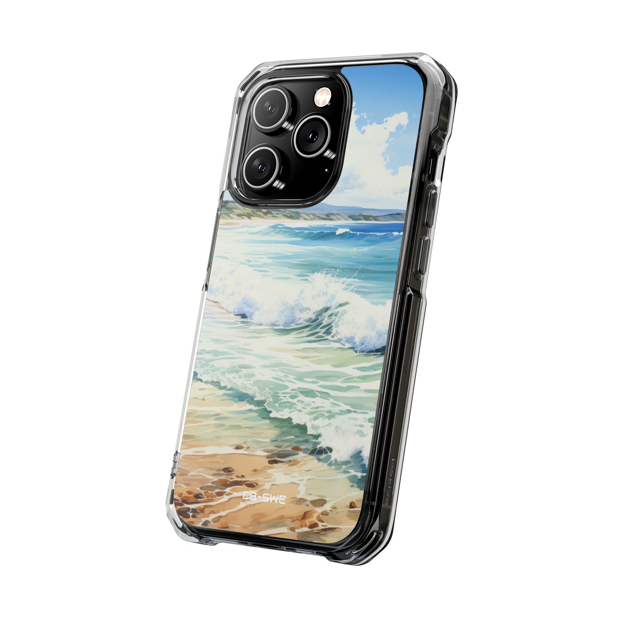Serene Coastal Watercolors iPhone Case - Impact