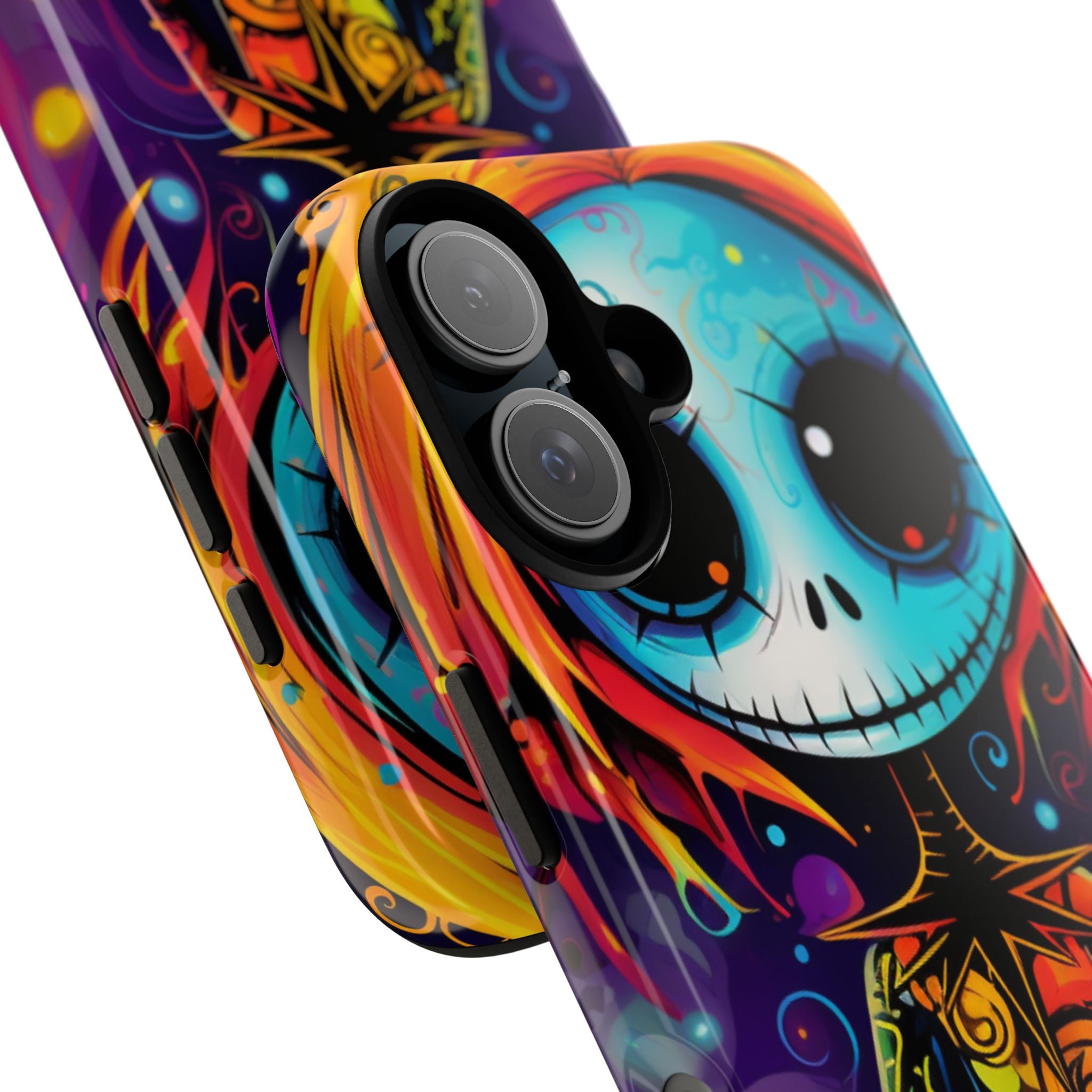 Skeletal Figure Laughs - iPhone Case
