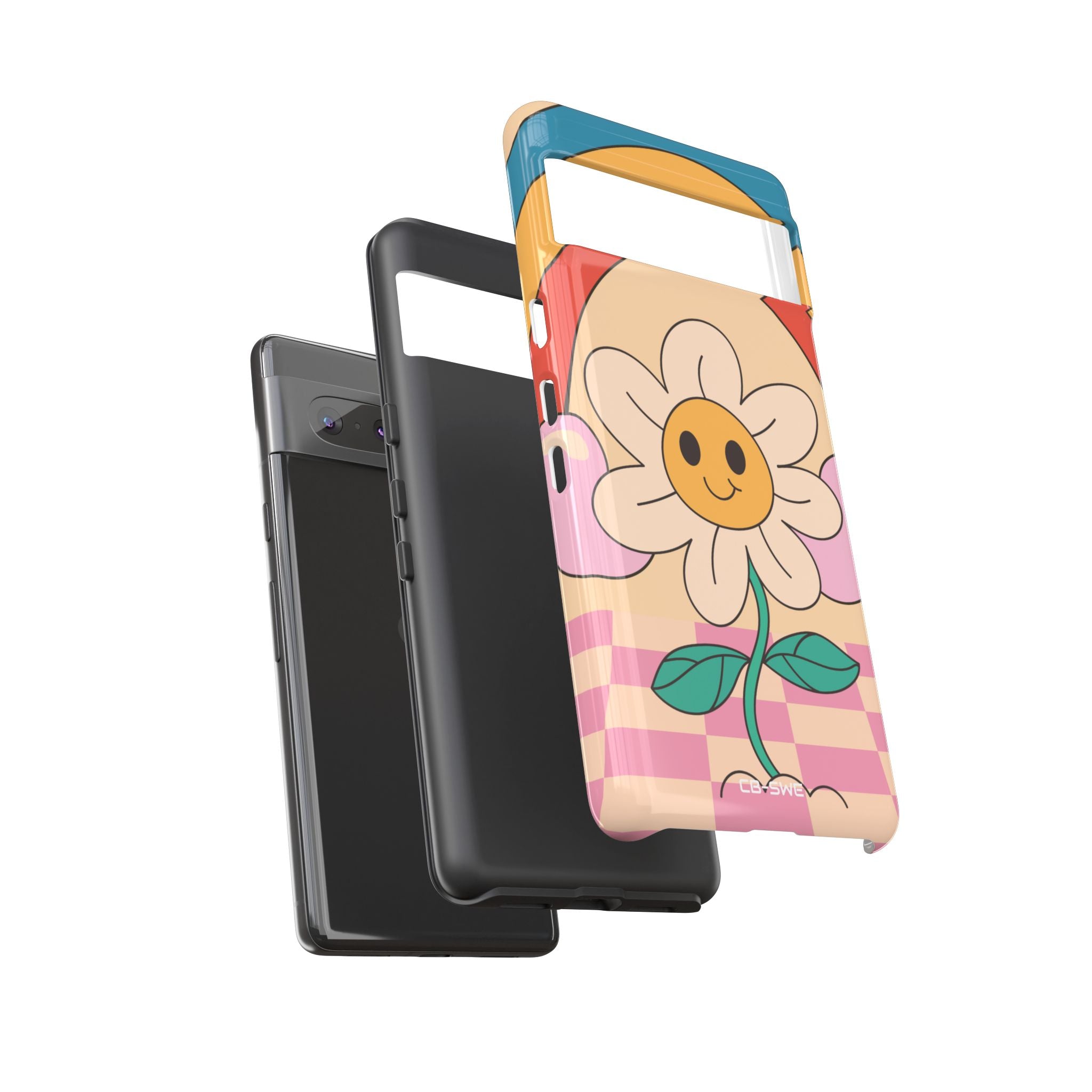 Joyful Retro Bloom - Google Pixel Case