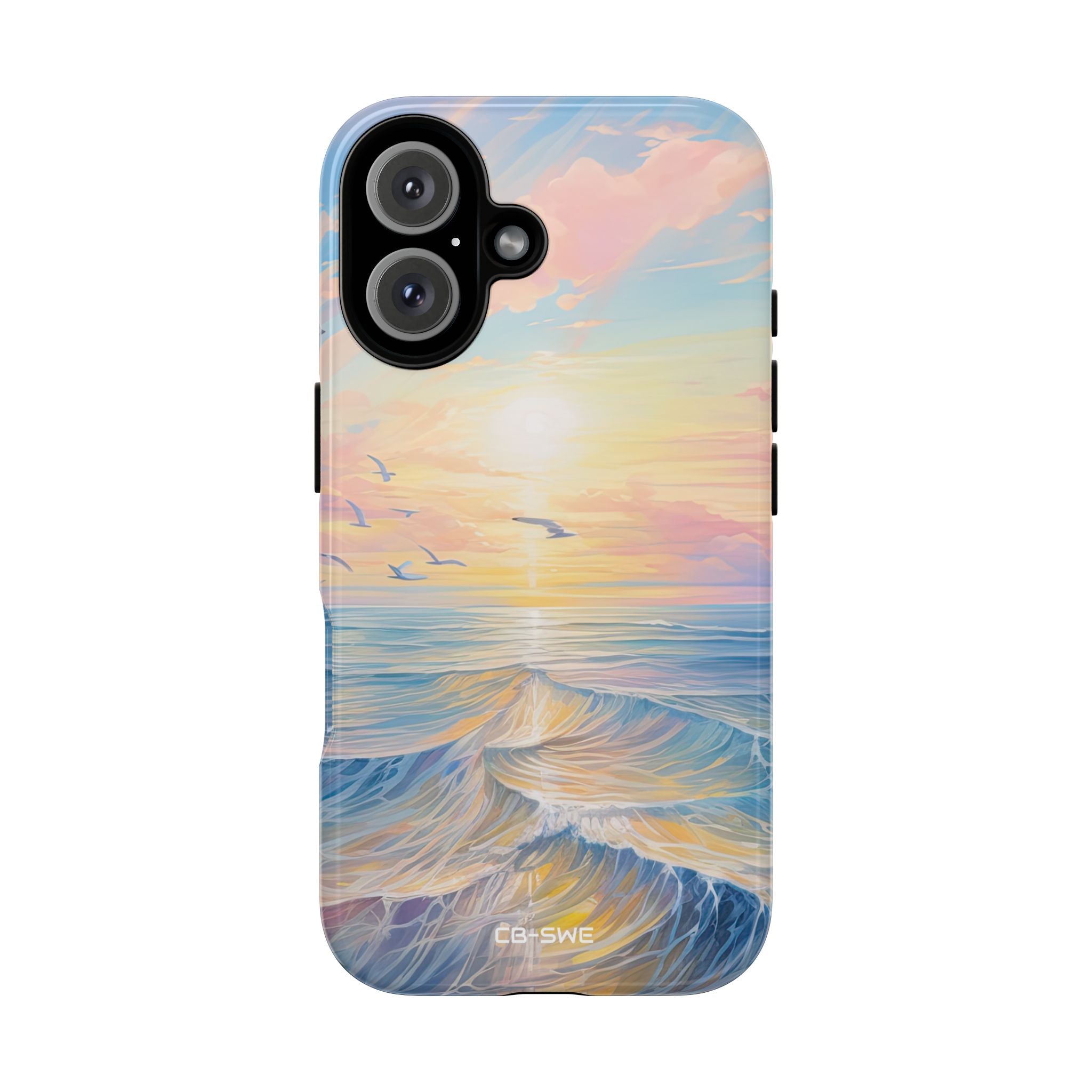 Gentle Waves Embrace - iPhone Case