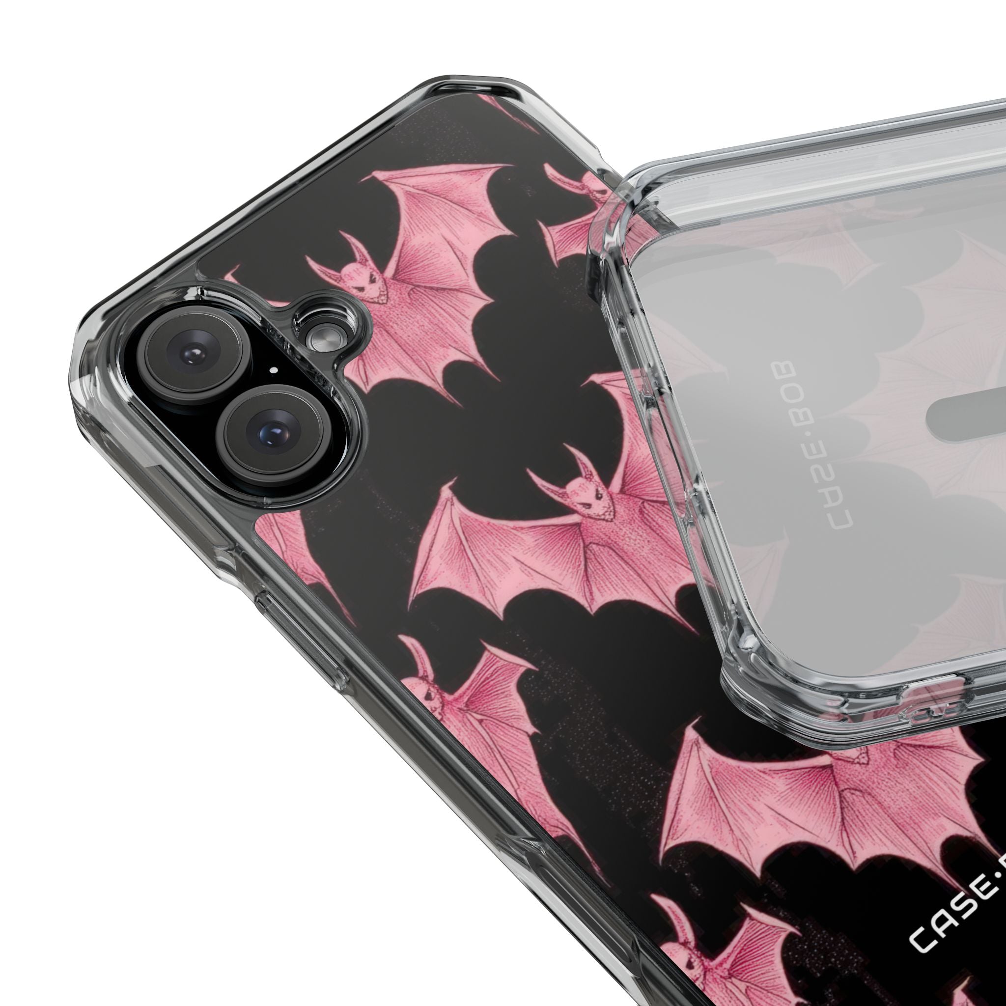Pink Batwave iPhone 16 Plus Case - Impact