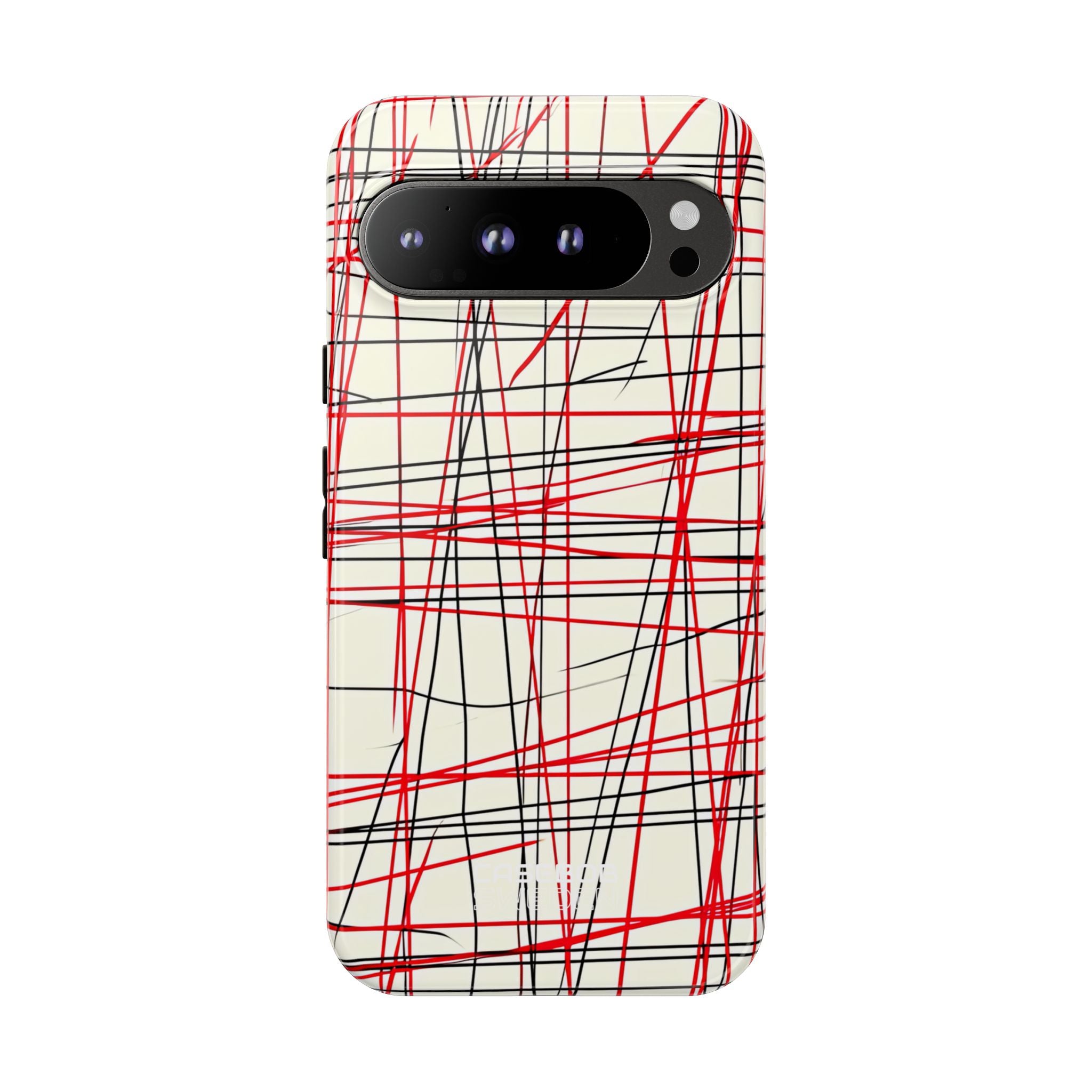 Crimson Wire Tangle Google Pixel 9 - Tough