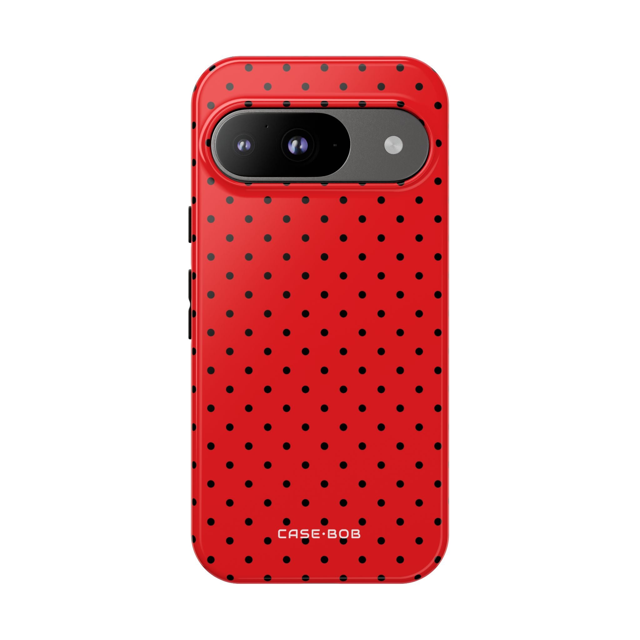 Crimson Dot Matrix Google Pixel 9 Case - Tough