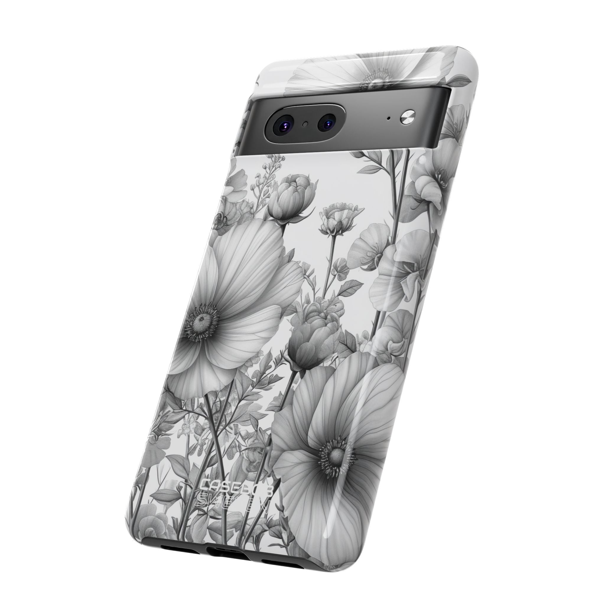 Vintage Floral Etching Google Pixel 7 - Tough