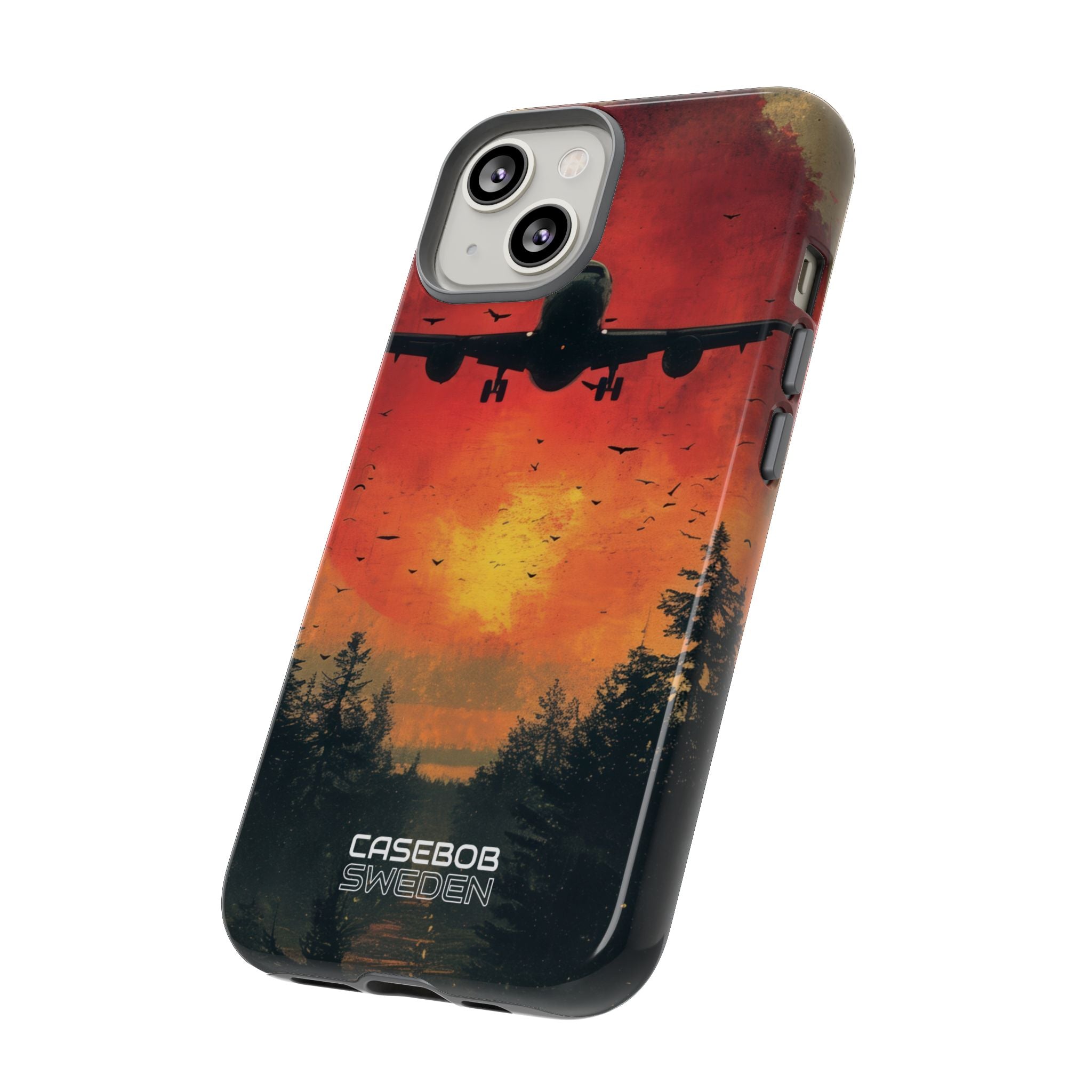 Crimson Sky Flight iPhone 14 - Tough