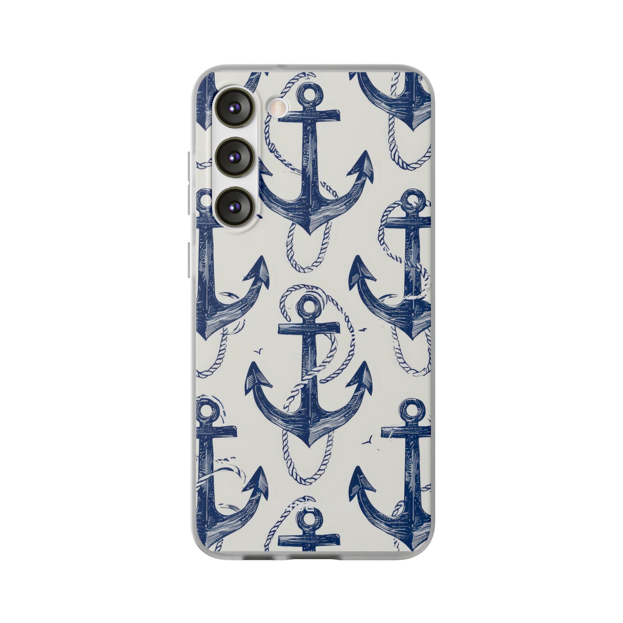 Navy Anchor Loop Samsung S23 Plus Case - Soft