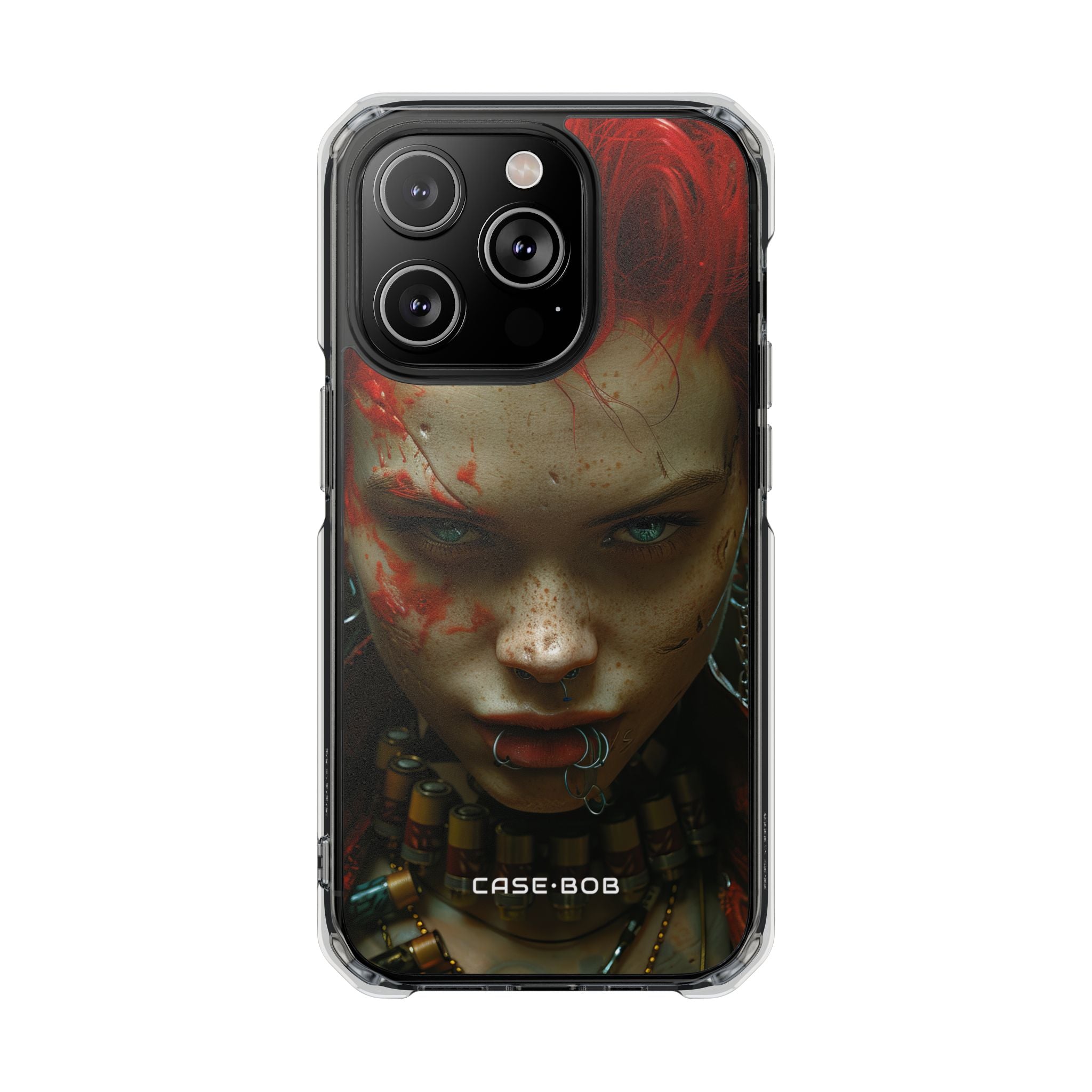 Red Spike Gaze iPhone 14 Pro Case - Impact
