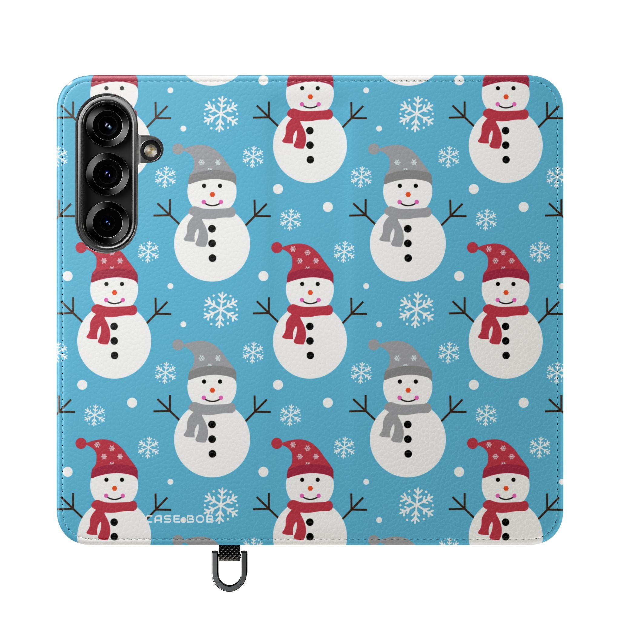 Lumihiutaleen hehku - Samsung S25 Case - Lompakkotasku