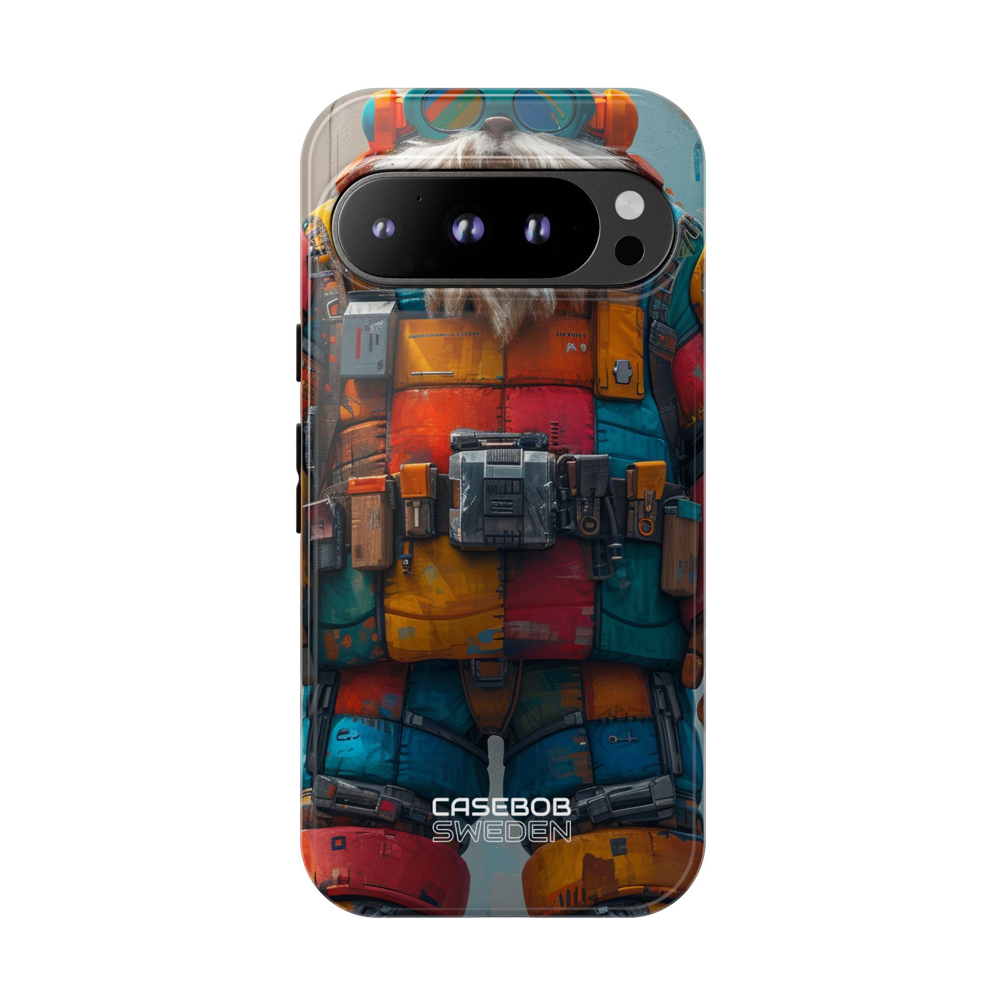 Whimsical Robot Wanderer Google Pixel 9 - Tough