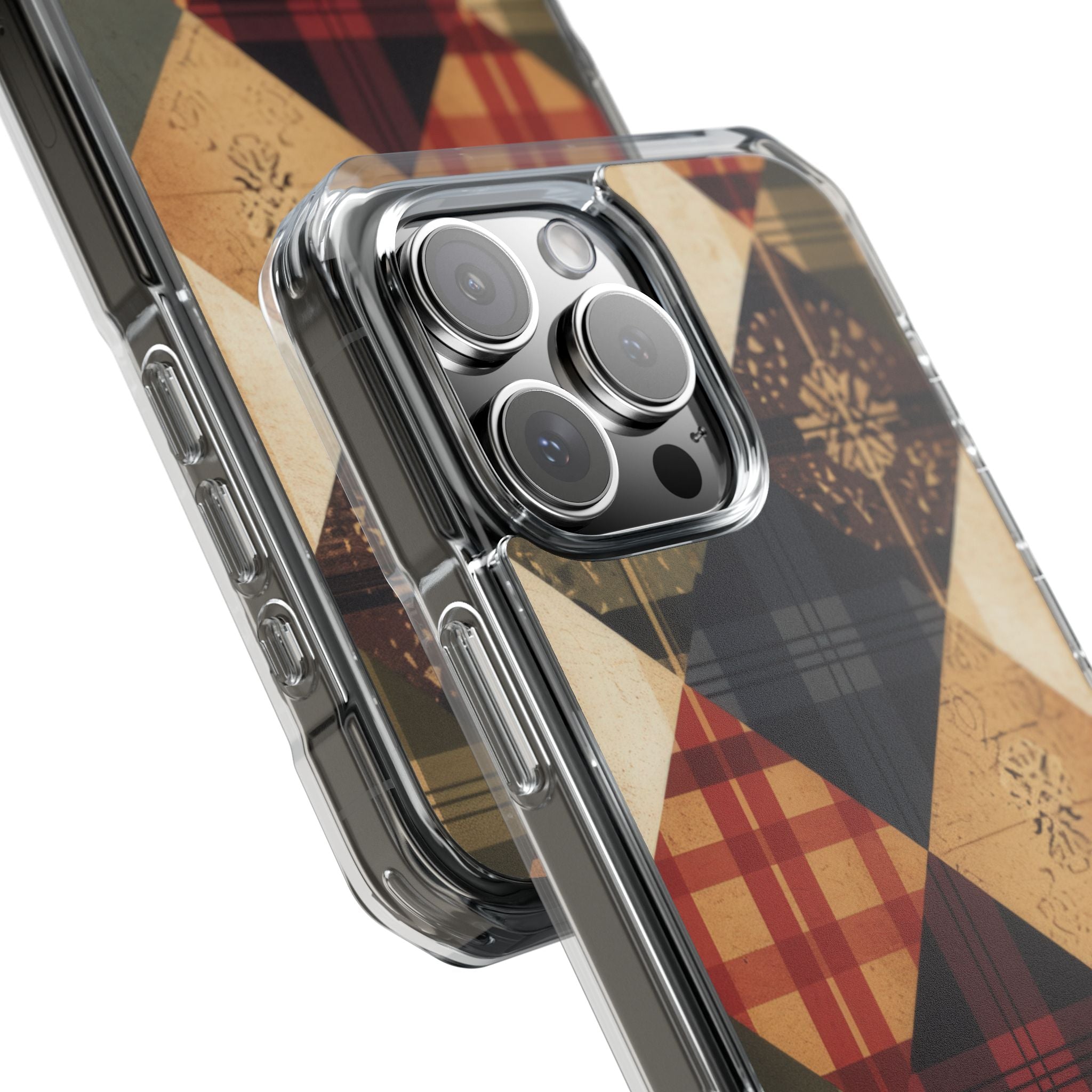 Rustic Quilt Charm iPhone 16 - Impact Clear+