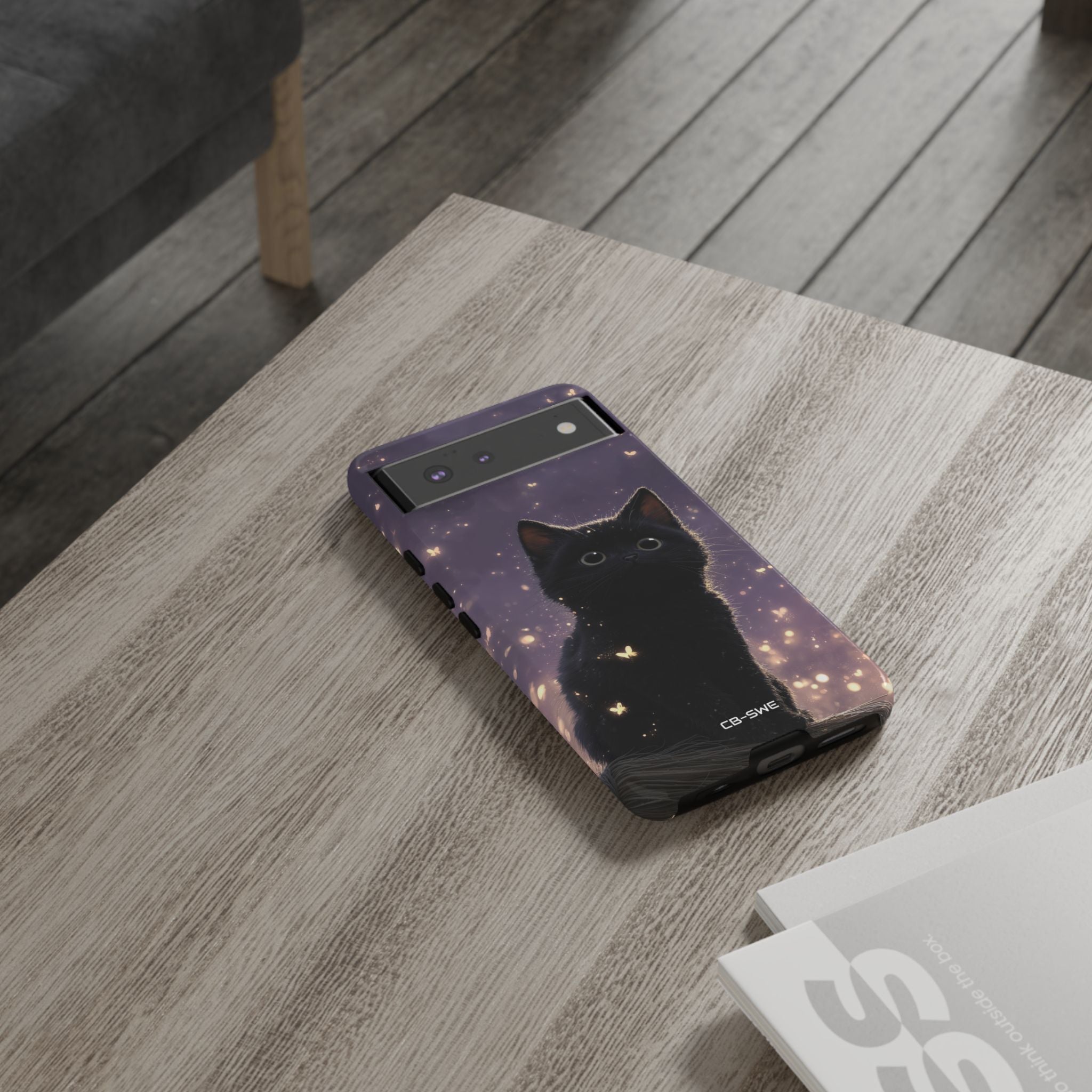 Whimsical Cat Soars - Google Pixel Case
