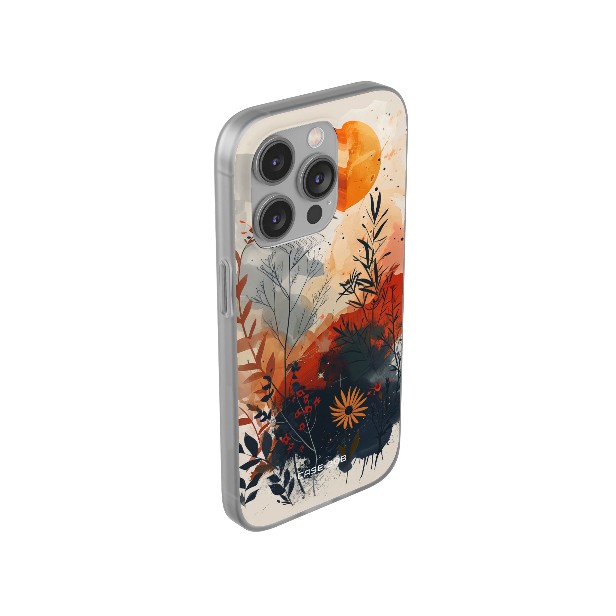 Orange Solstice iPhone 14 Pro Case - Soft