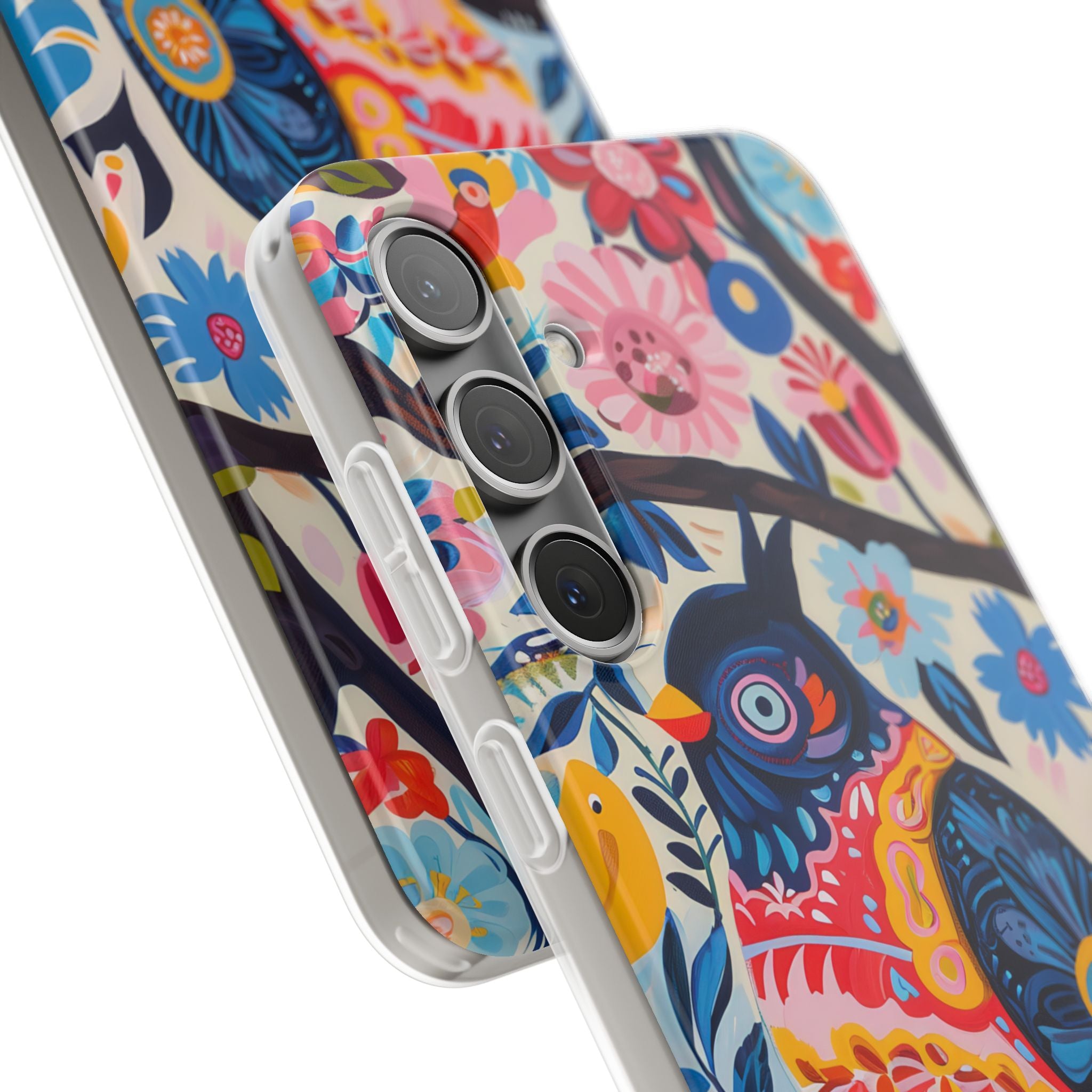 Owl Bloom Samsung S24 Plus Case - Soft