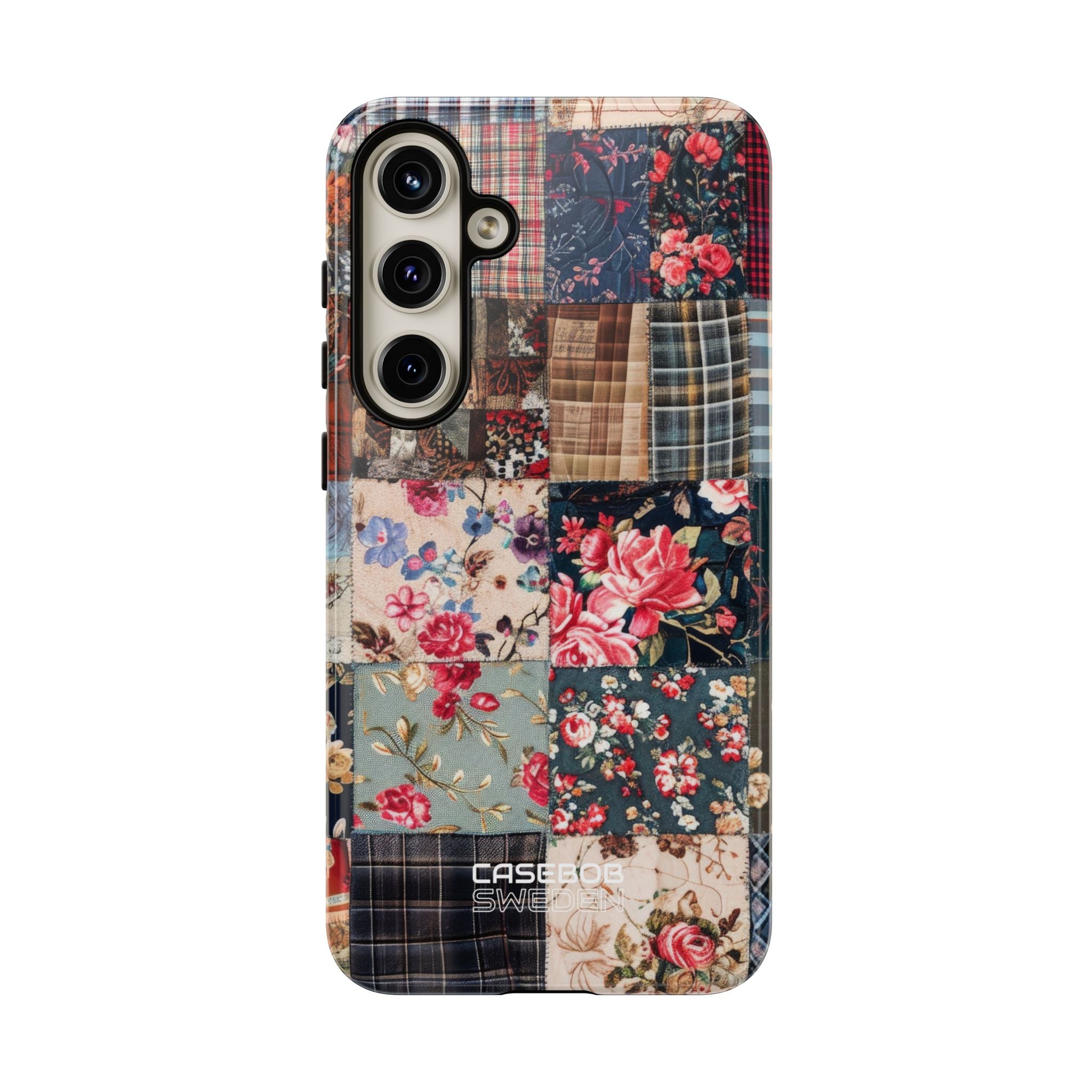 Patchwork Floral Quilt Samsung S24 - Tough
