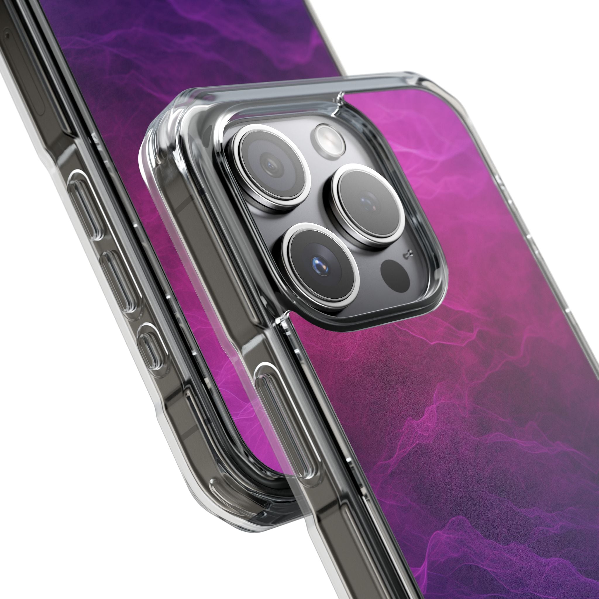 Violet Dream Currents iPhone 15 - Impact Clear+