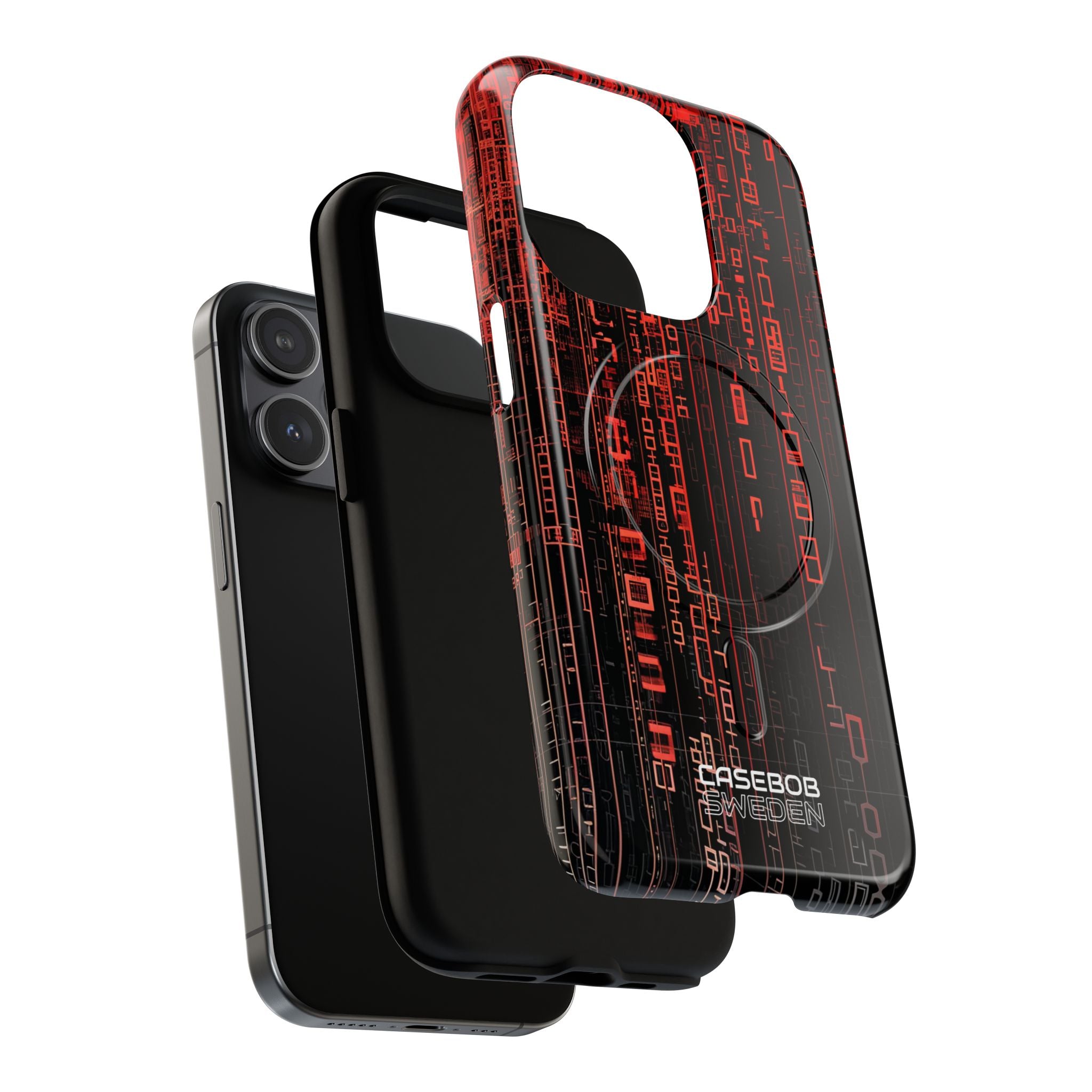 Neon Circuit Dreams iPhone 15 - Tough+