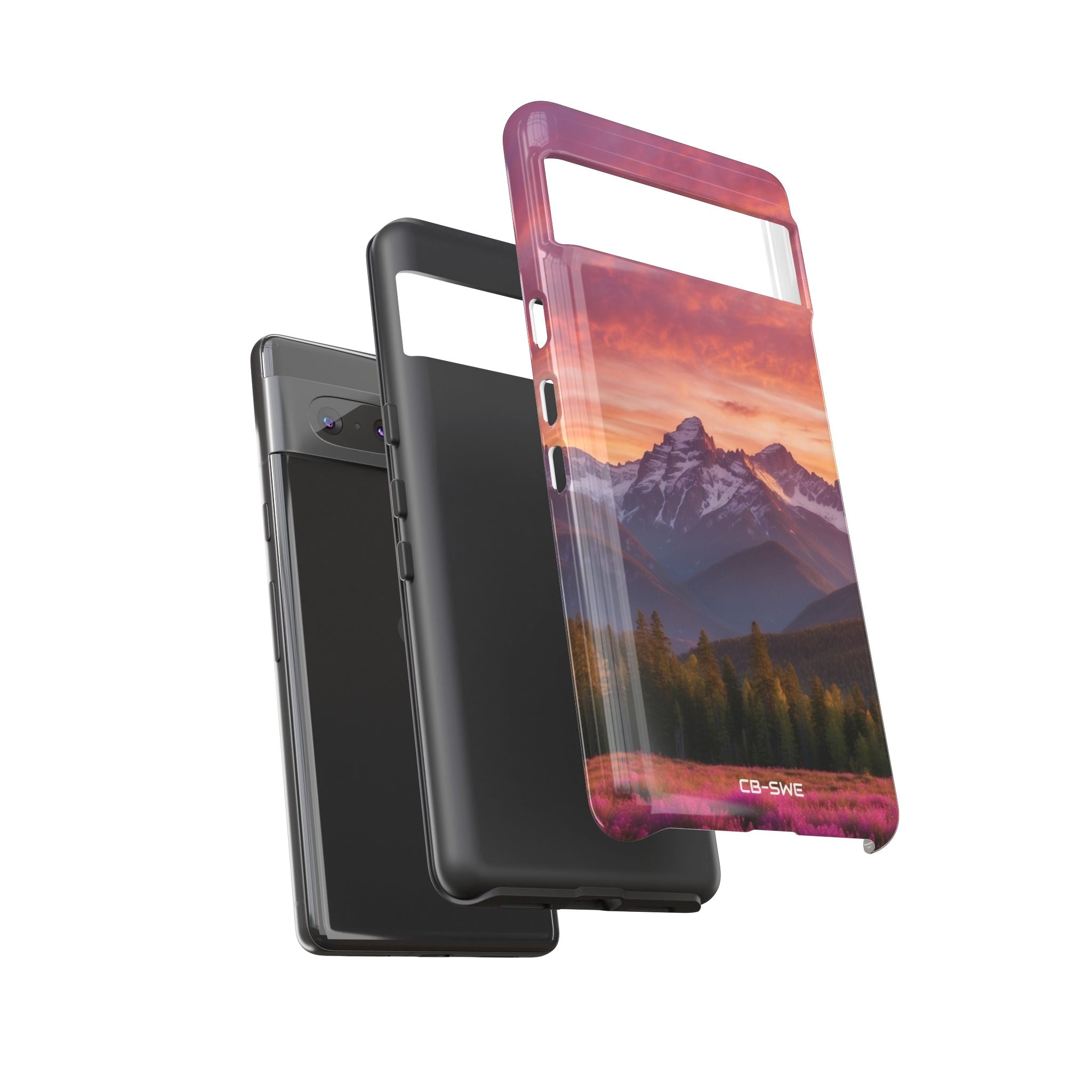 Mountain Peaks Glow - Google Pixel Case
