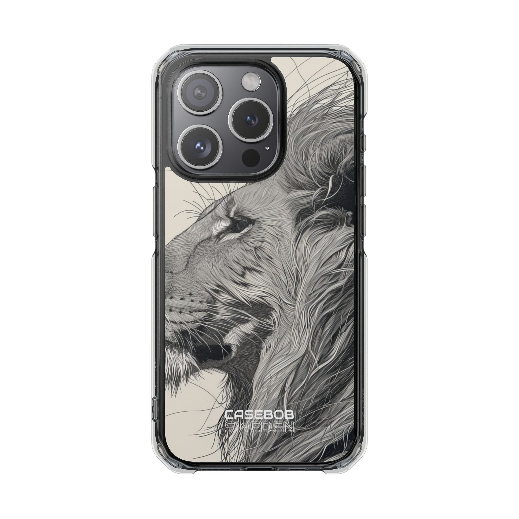 Majestic Lion Profile iPhone 15 - Impact Clear+