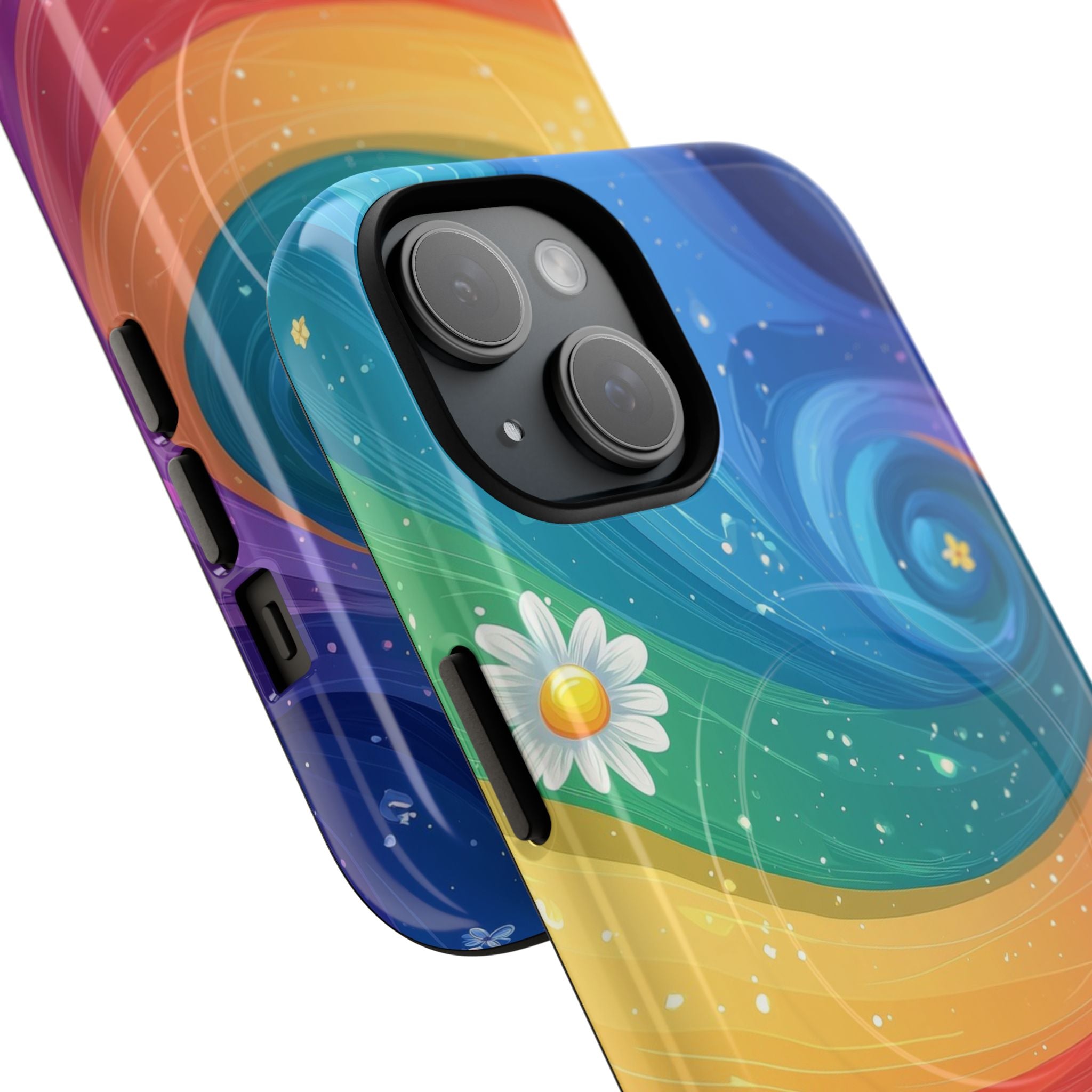 Vortex Bloom iPhone 15 Case - Tough+