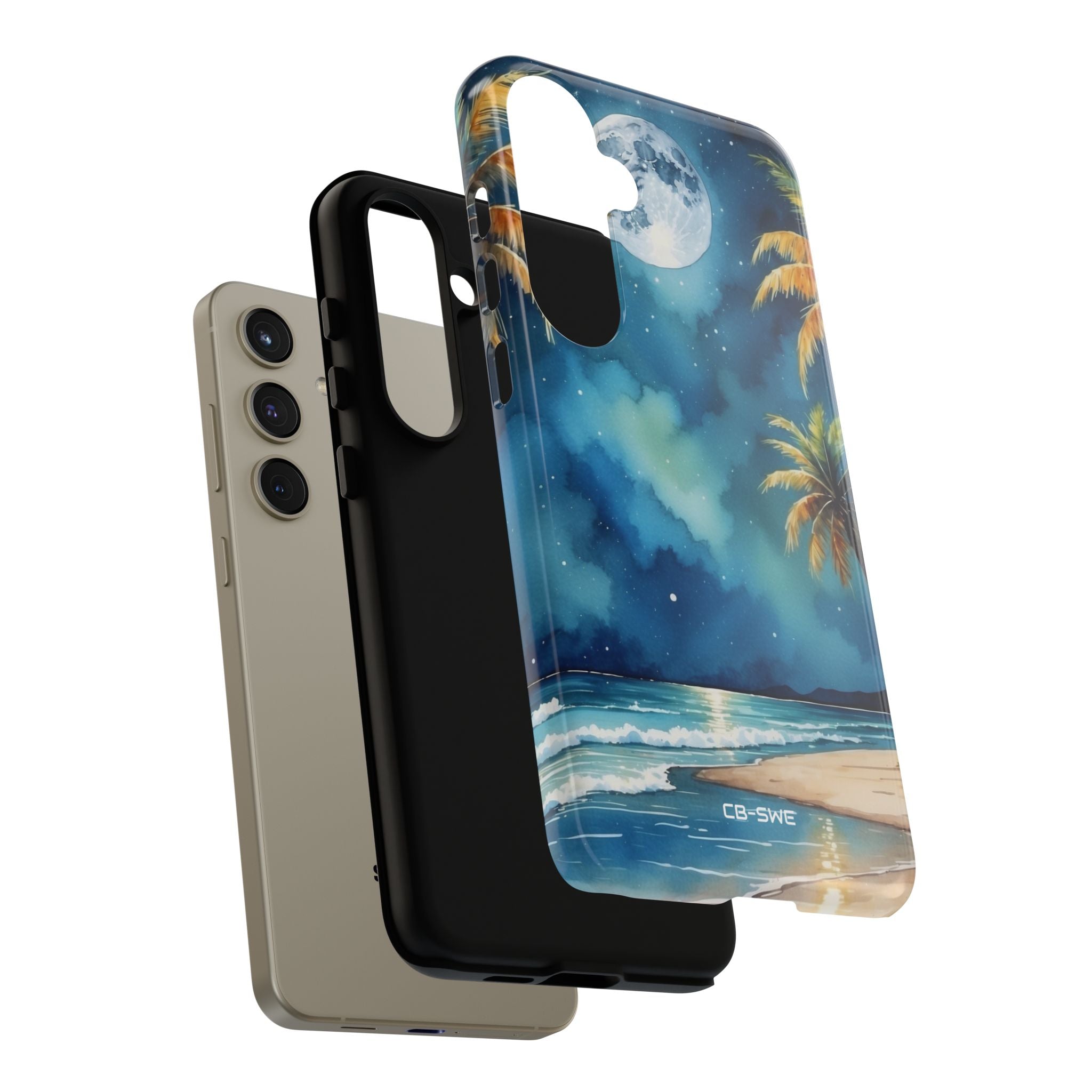 Moonlight Kisses Waves - Samsung Case