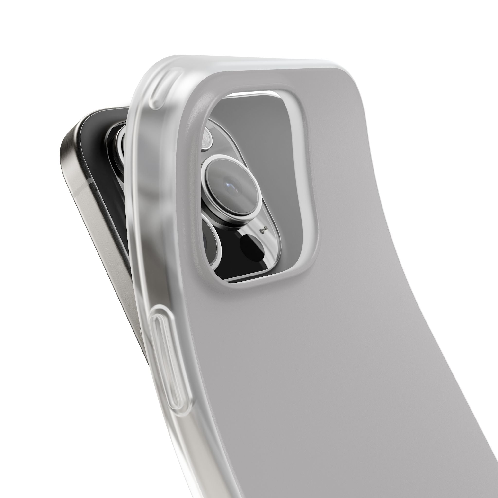 Silver Feather iPhone 16 - Flexi