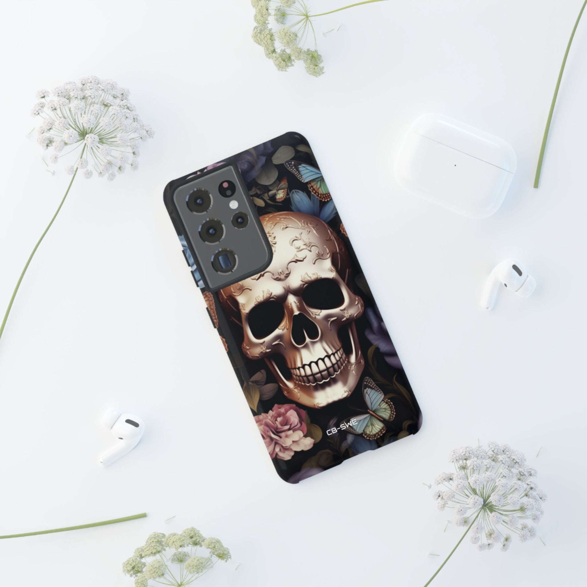 Skull Among Blossoms - Samsung Case