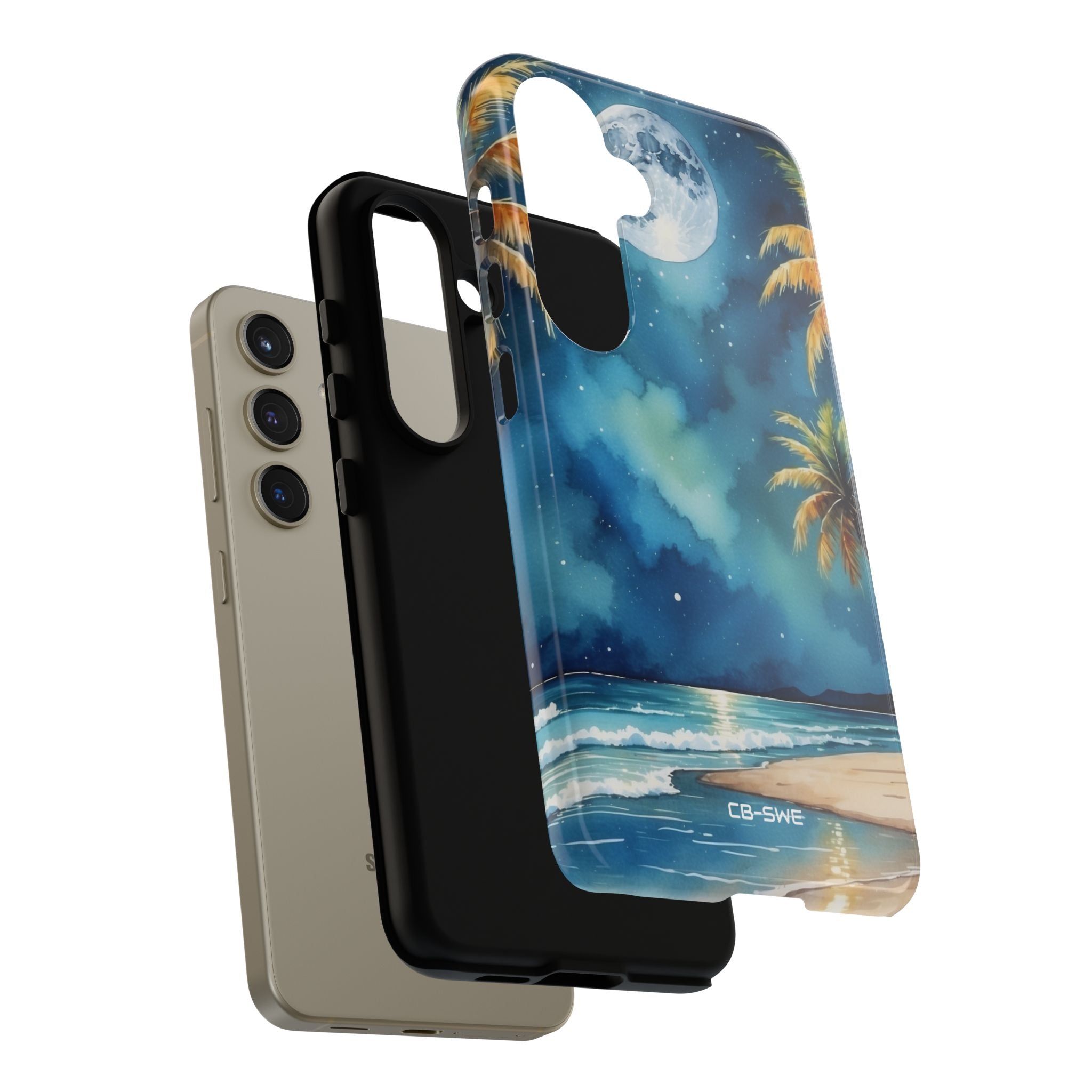 Moonlight Kisses Waves - Samsung Case