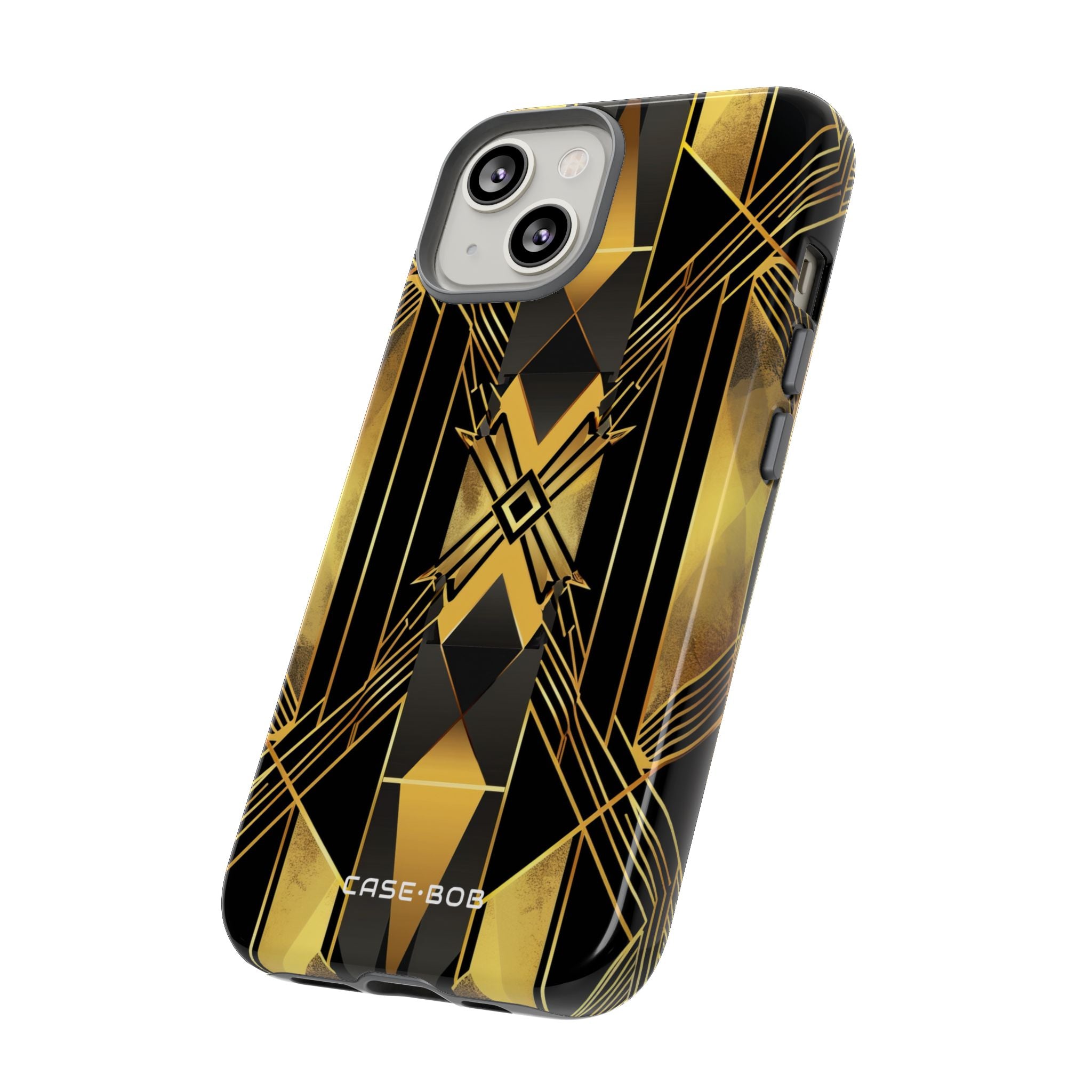 Golden Diamond Radiance iPhone 14 Case - Tough