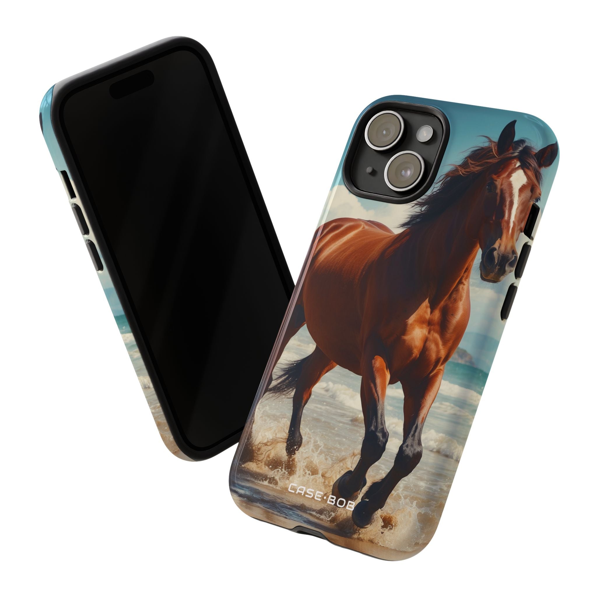 Blazing Horse iPhone 15 Case - Tough