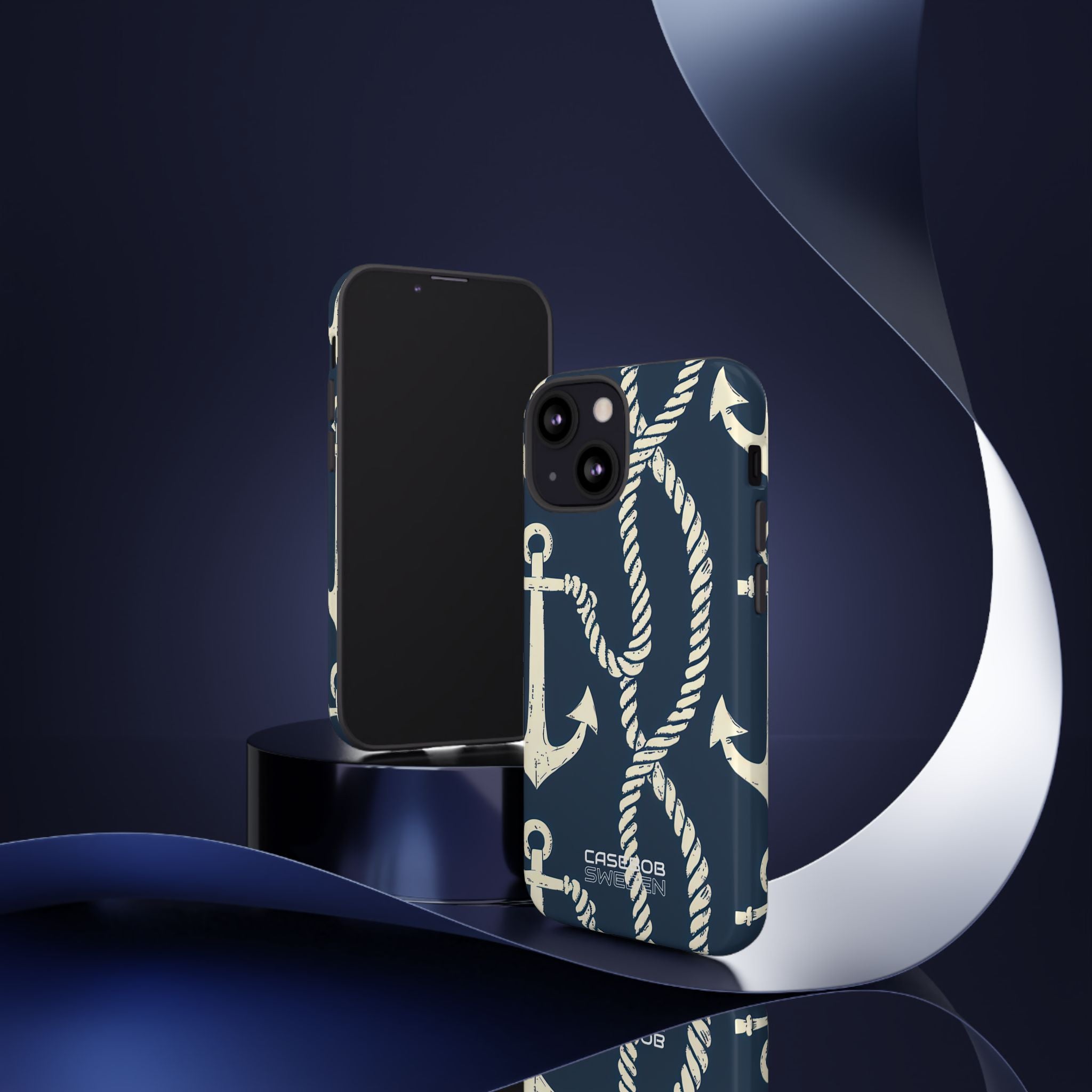 Nautical Anchors Rope iPhone 13 - Tough