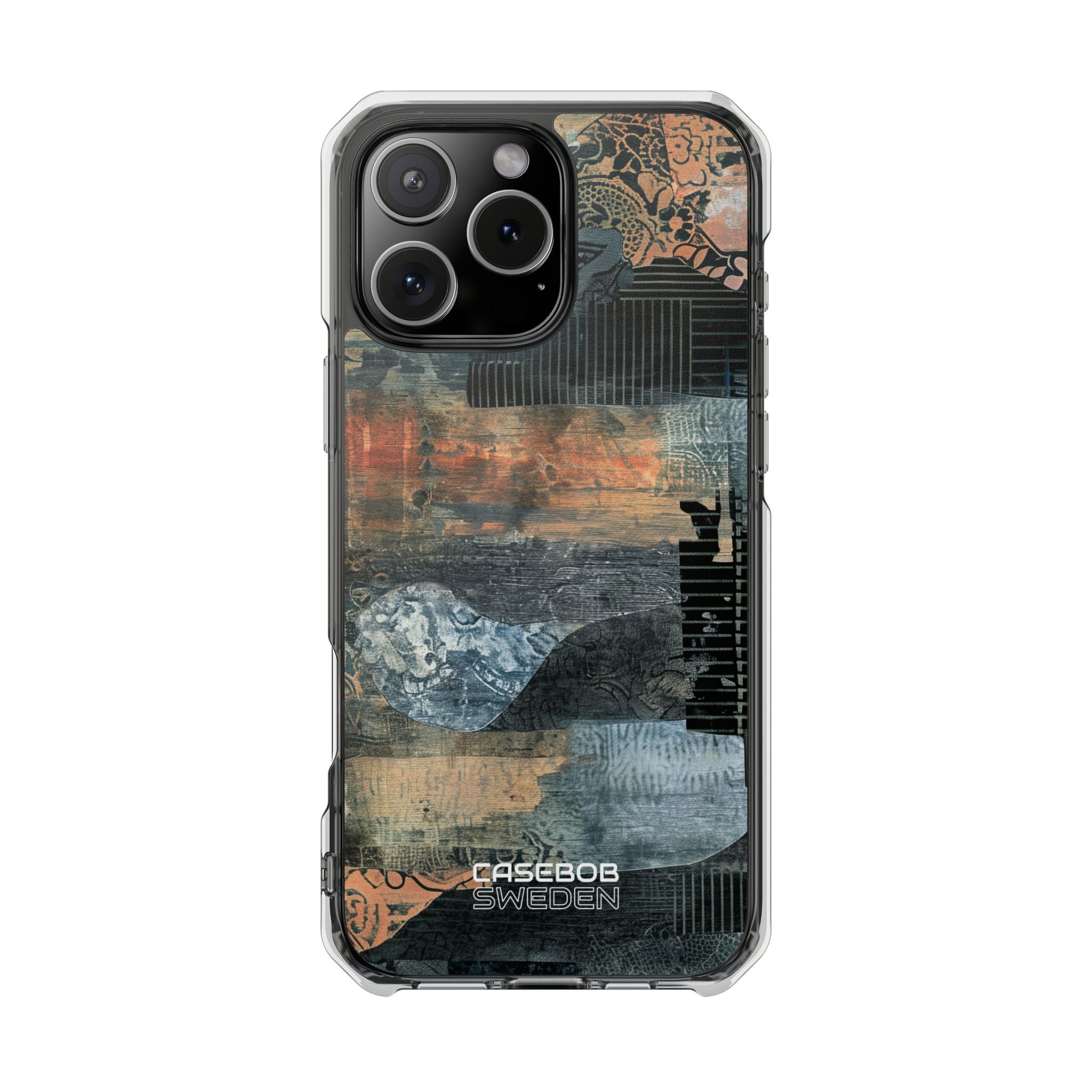 Rust Bloom Tangle iPhone 16 - Impact Clear+