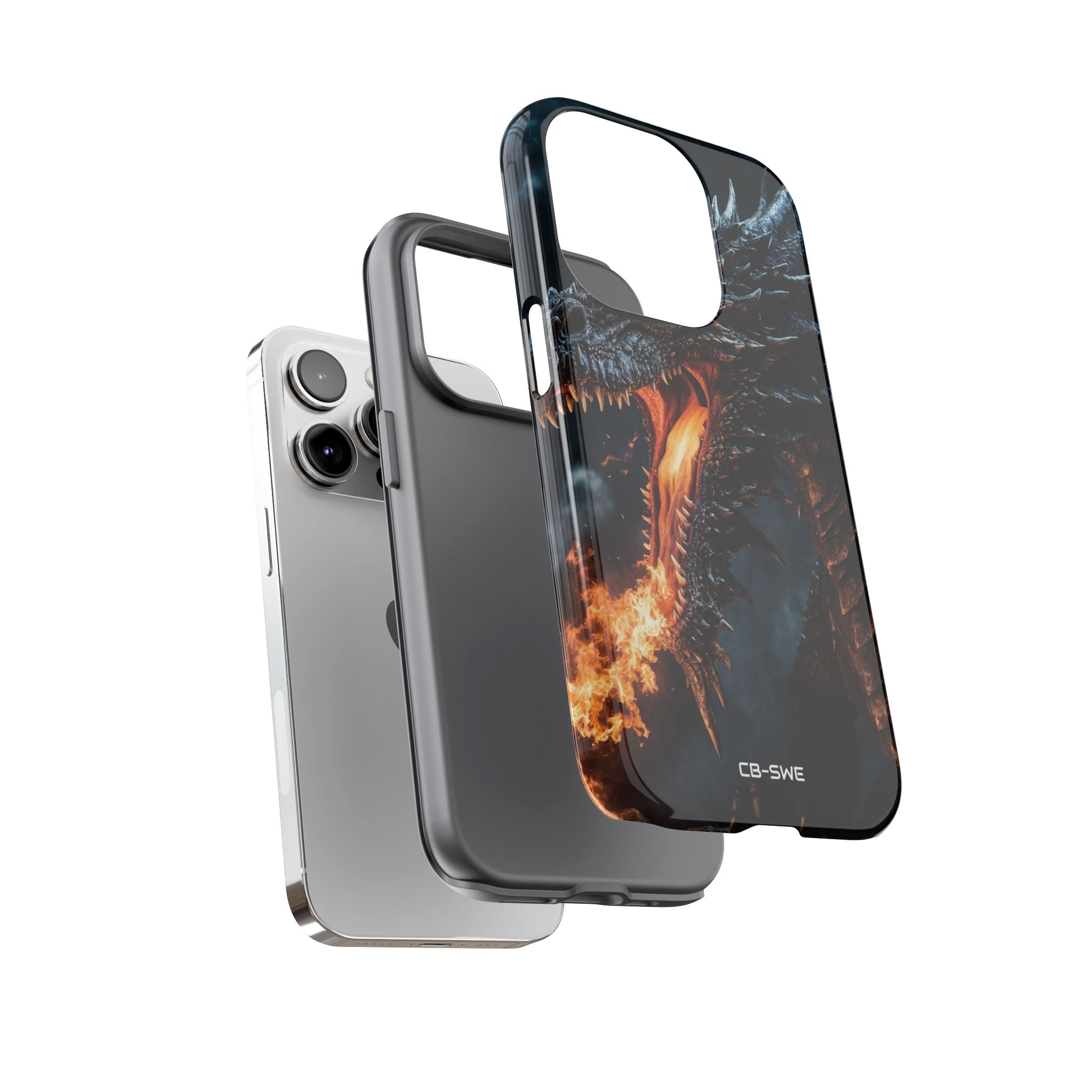 Fiery Breath Erupts - iPhone Case