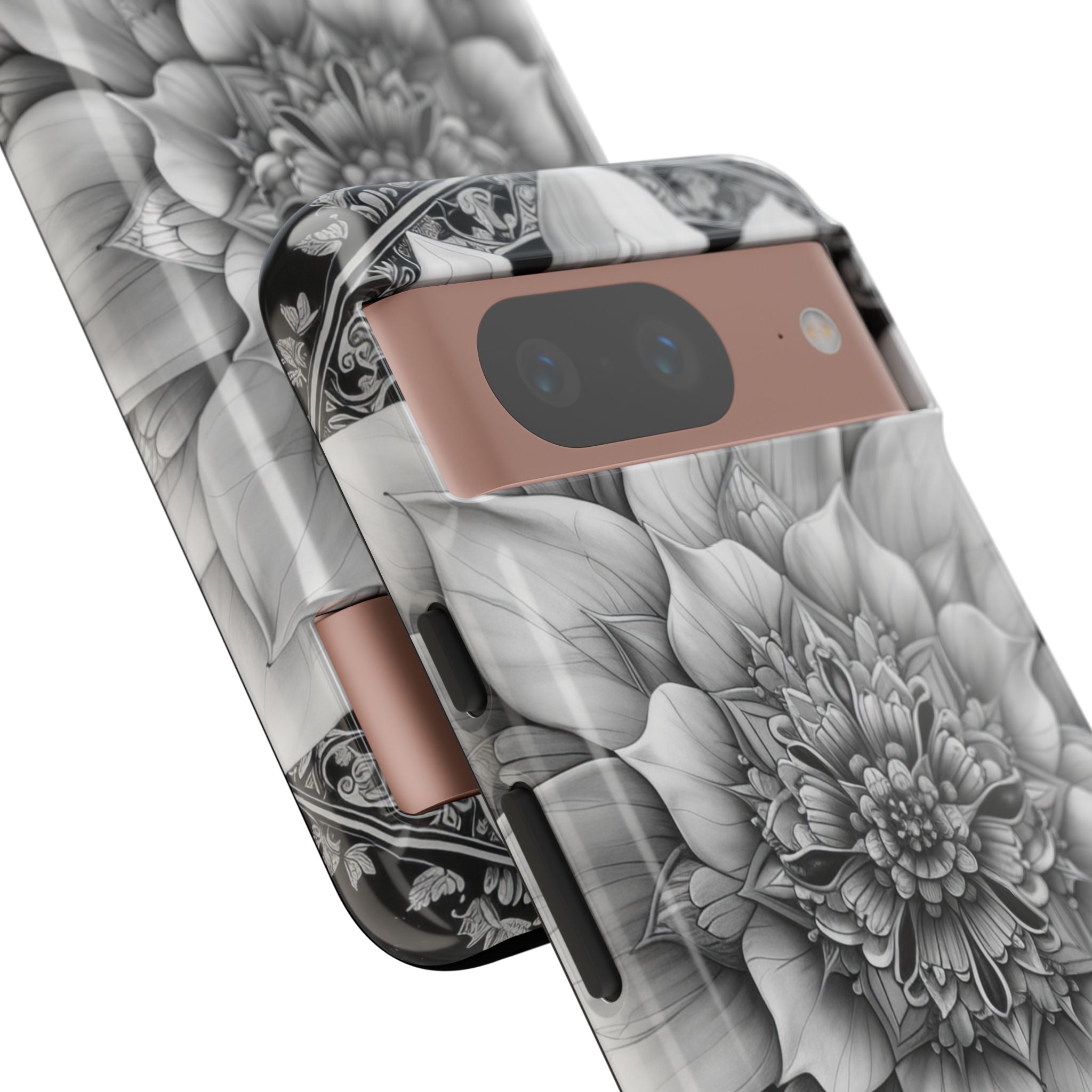 Cosmic Floral Mandala Google Pixel 8 - Tough