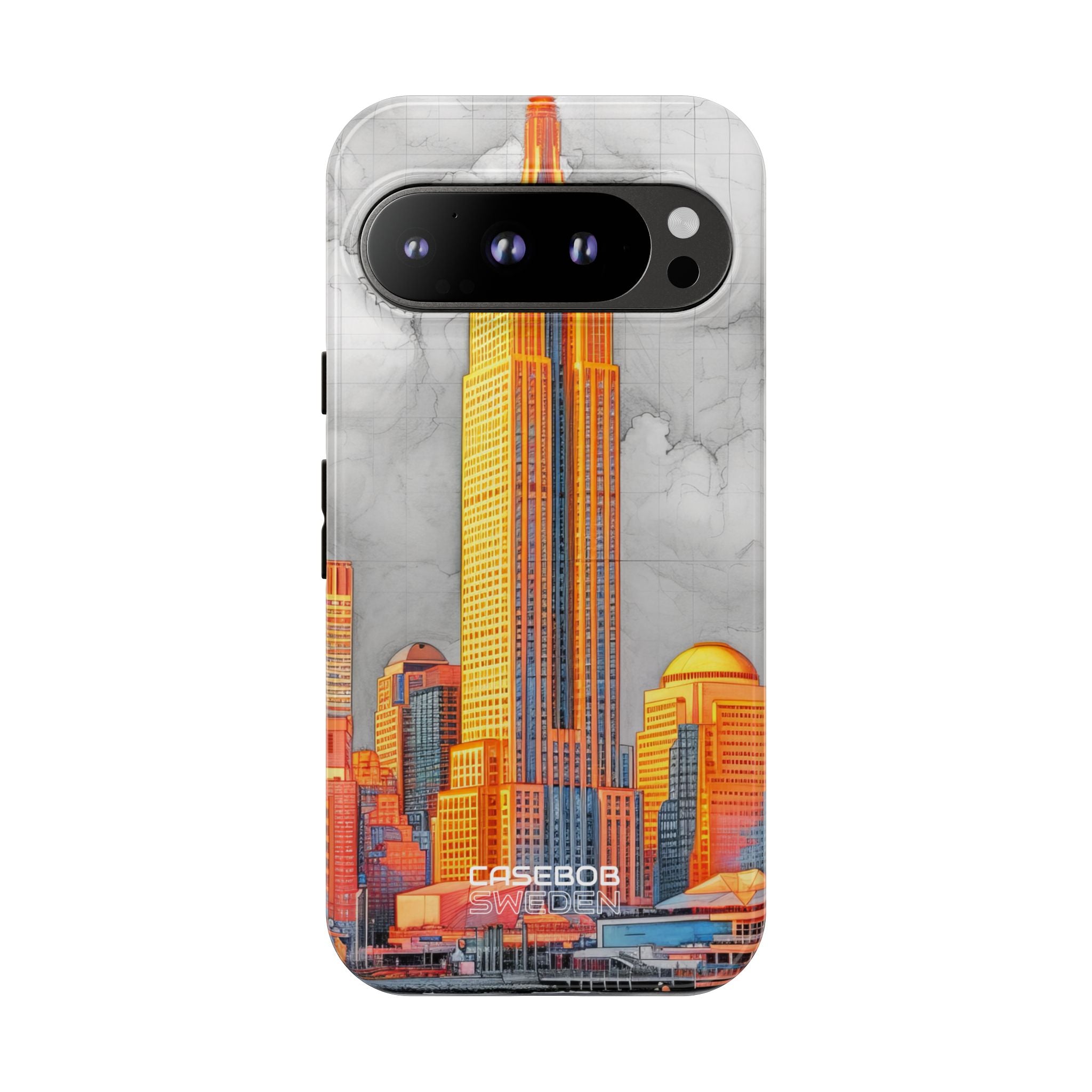 Vibrant City Skyline Google Pixel 9 - Tough