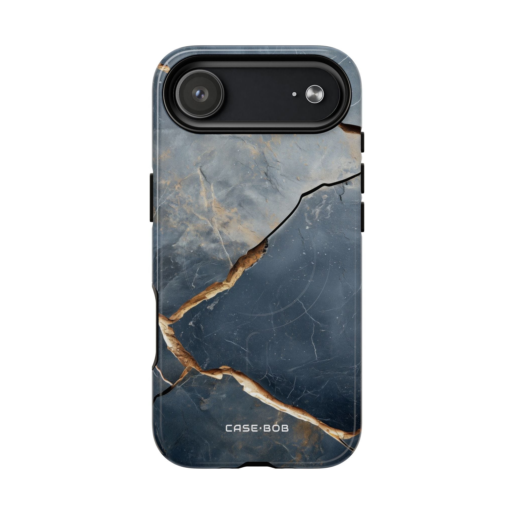 Jagged Vein Navy iPhone 17 Air Case - Tough+