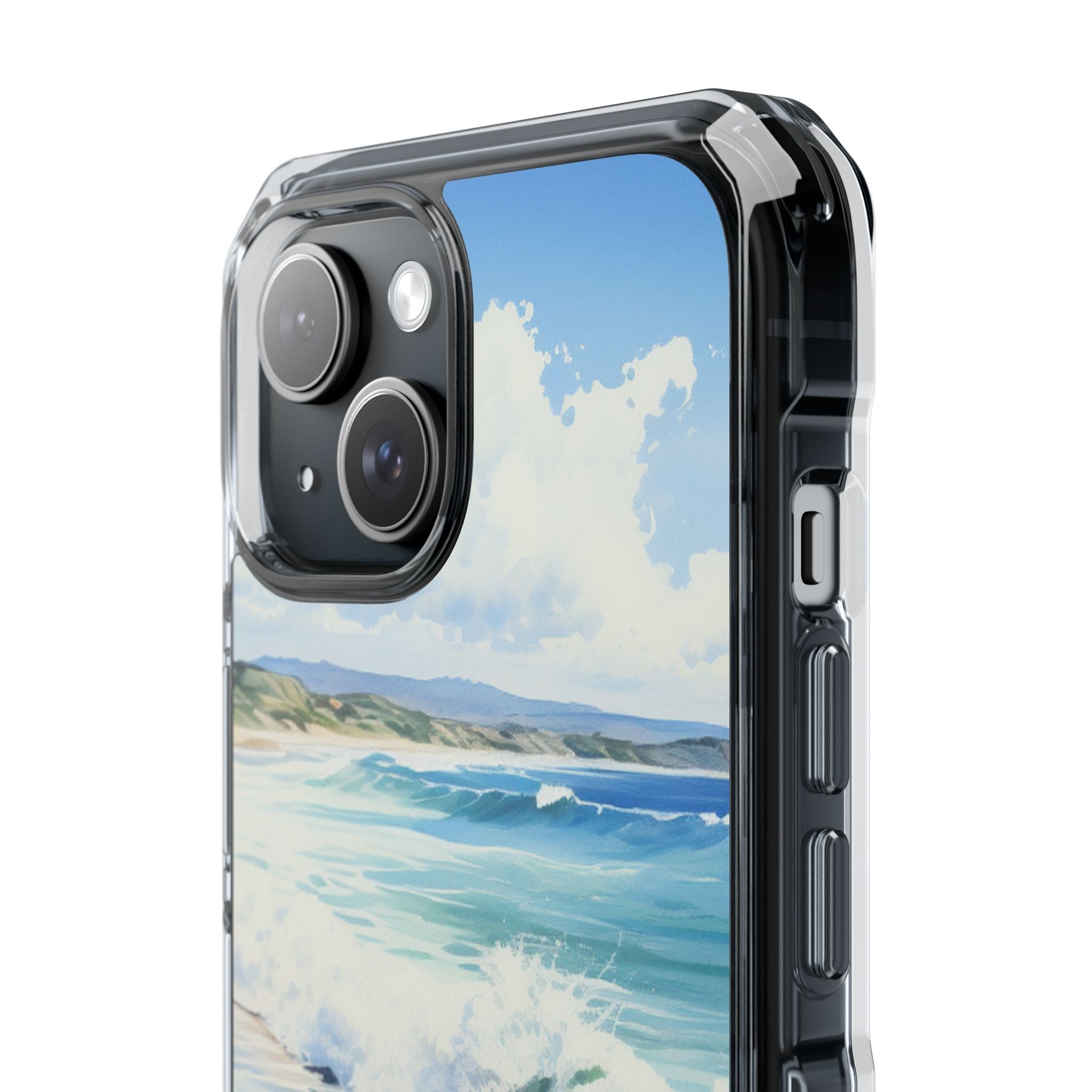 Serene Coastal Watercolors iPhone Case - Impact