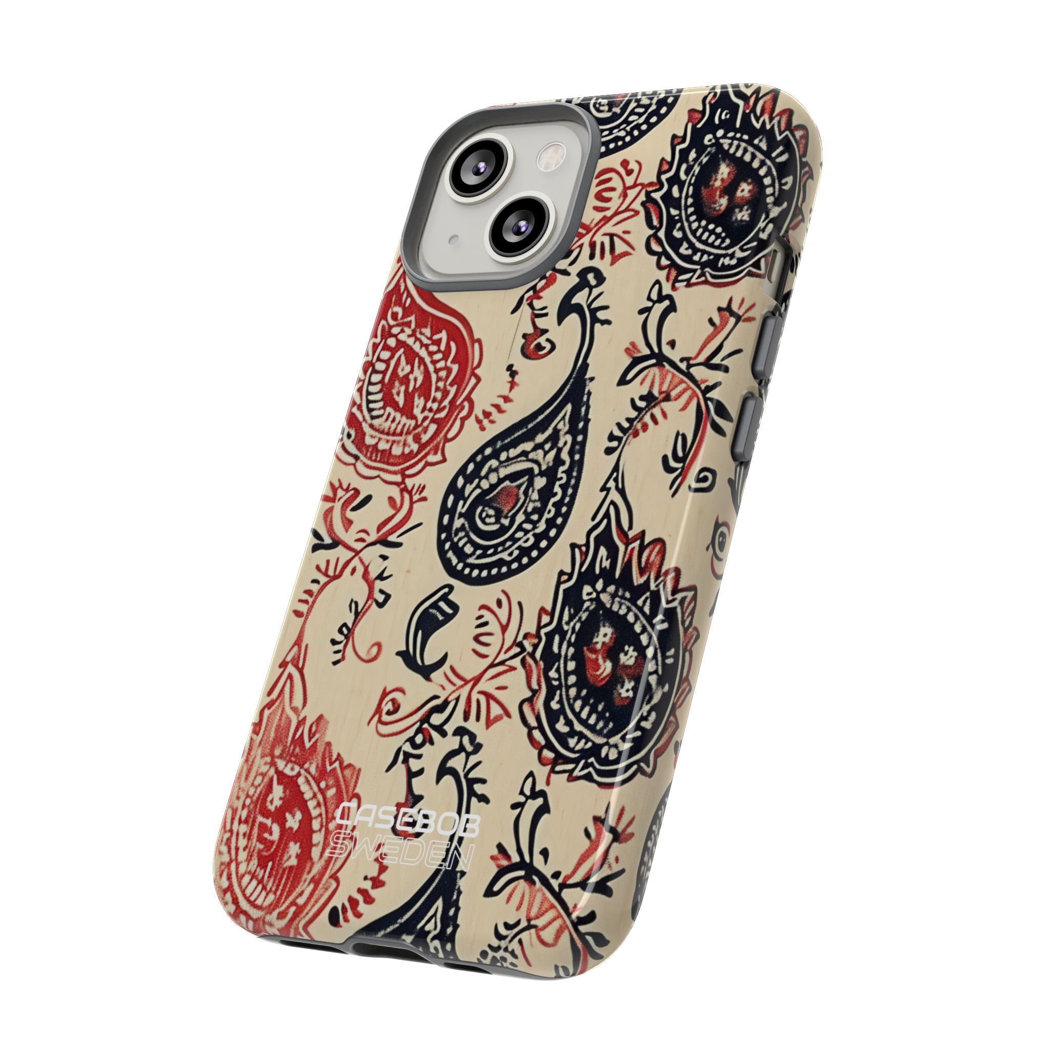 Tourbillon Paisley Marine iPhone 14 - Tough